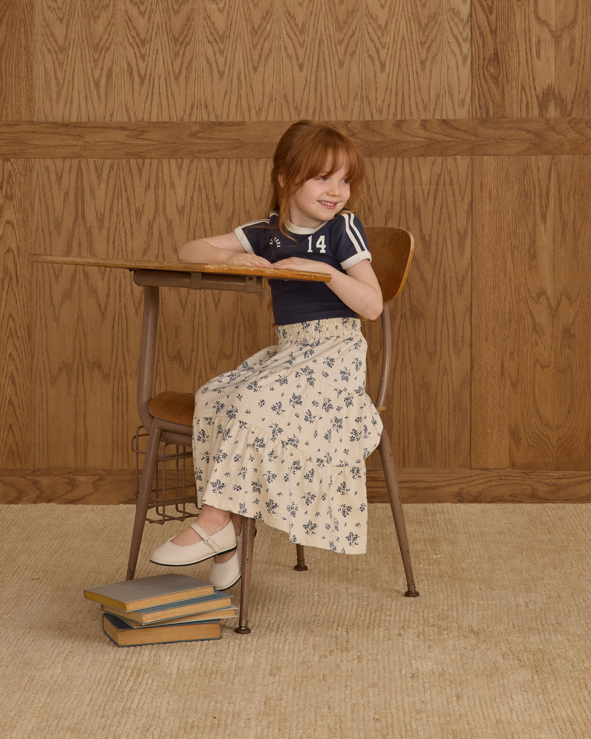 Baby Tee || Navy - Rylee + Cru | Kids Clothes | Trendy Baby Clothes | Modern Infant Outfits |