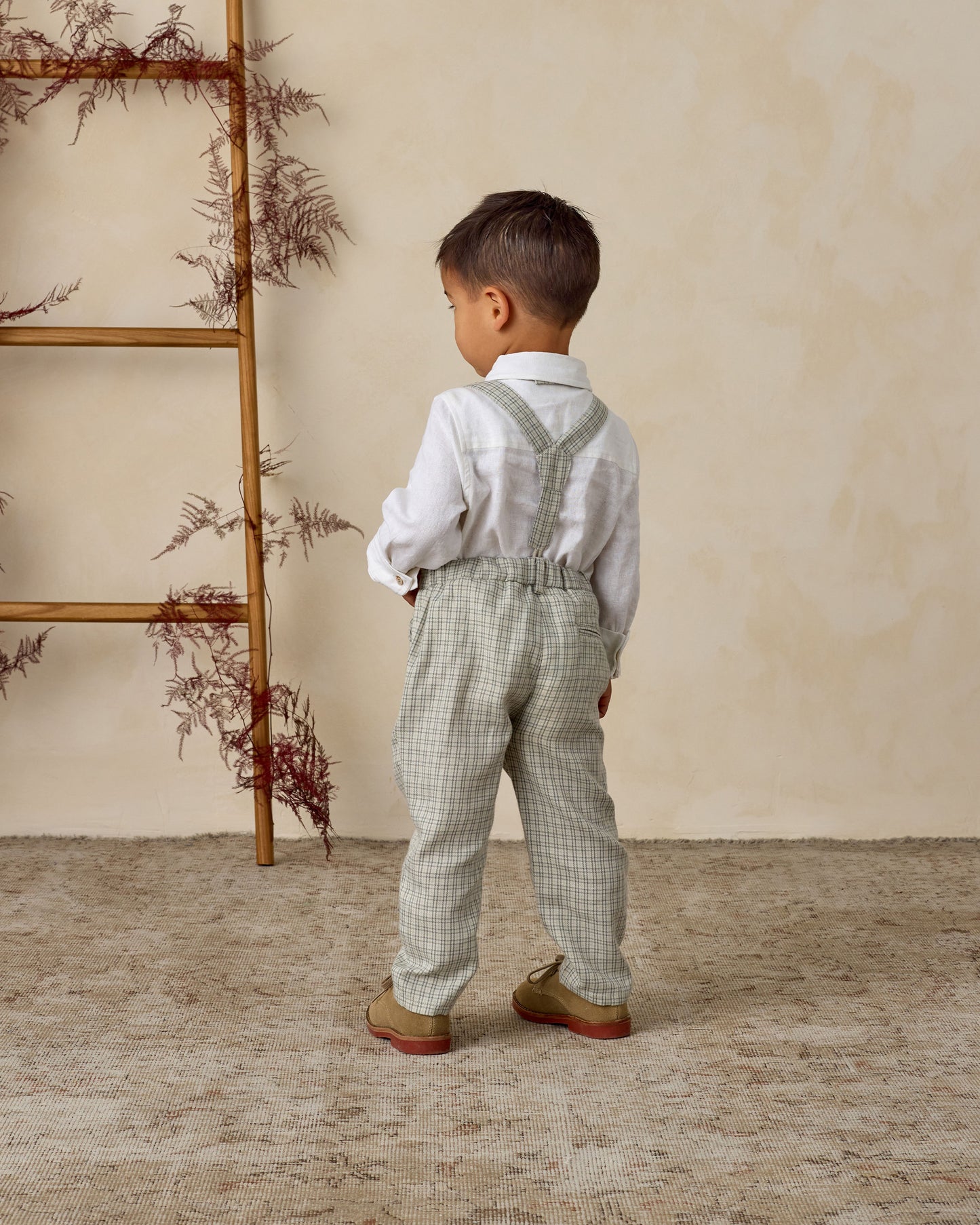 Suspender Pant | French Blue - Rylee + Cru | Kids Clothes | Trendy Baby Clothes | Modern Infant Outfits |