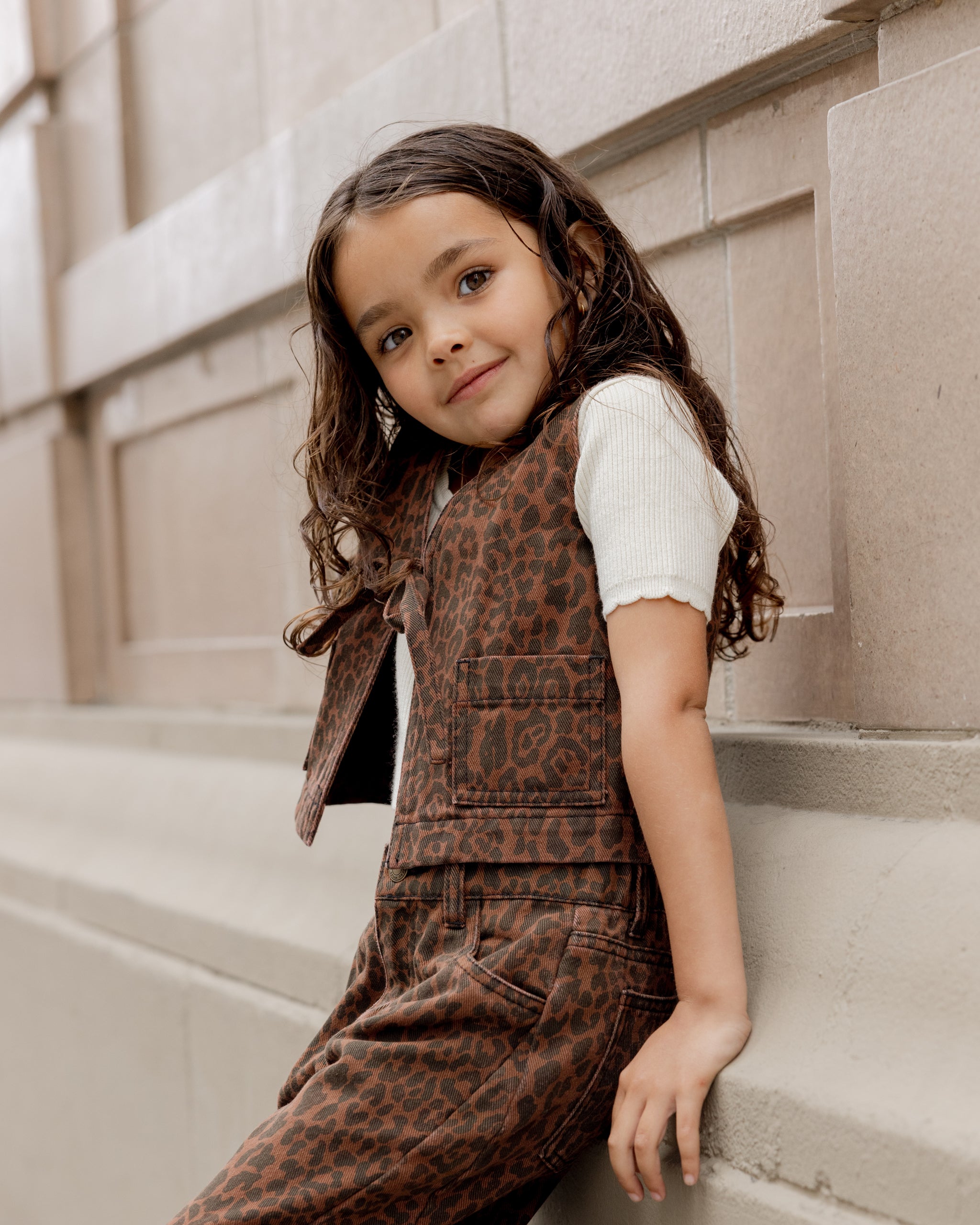 Barrel Pant || Leopard - Rylee + Cru | Kids Clothes | Trendy Baby Clothes | Modern Infant Outfits |