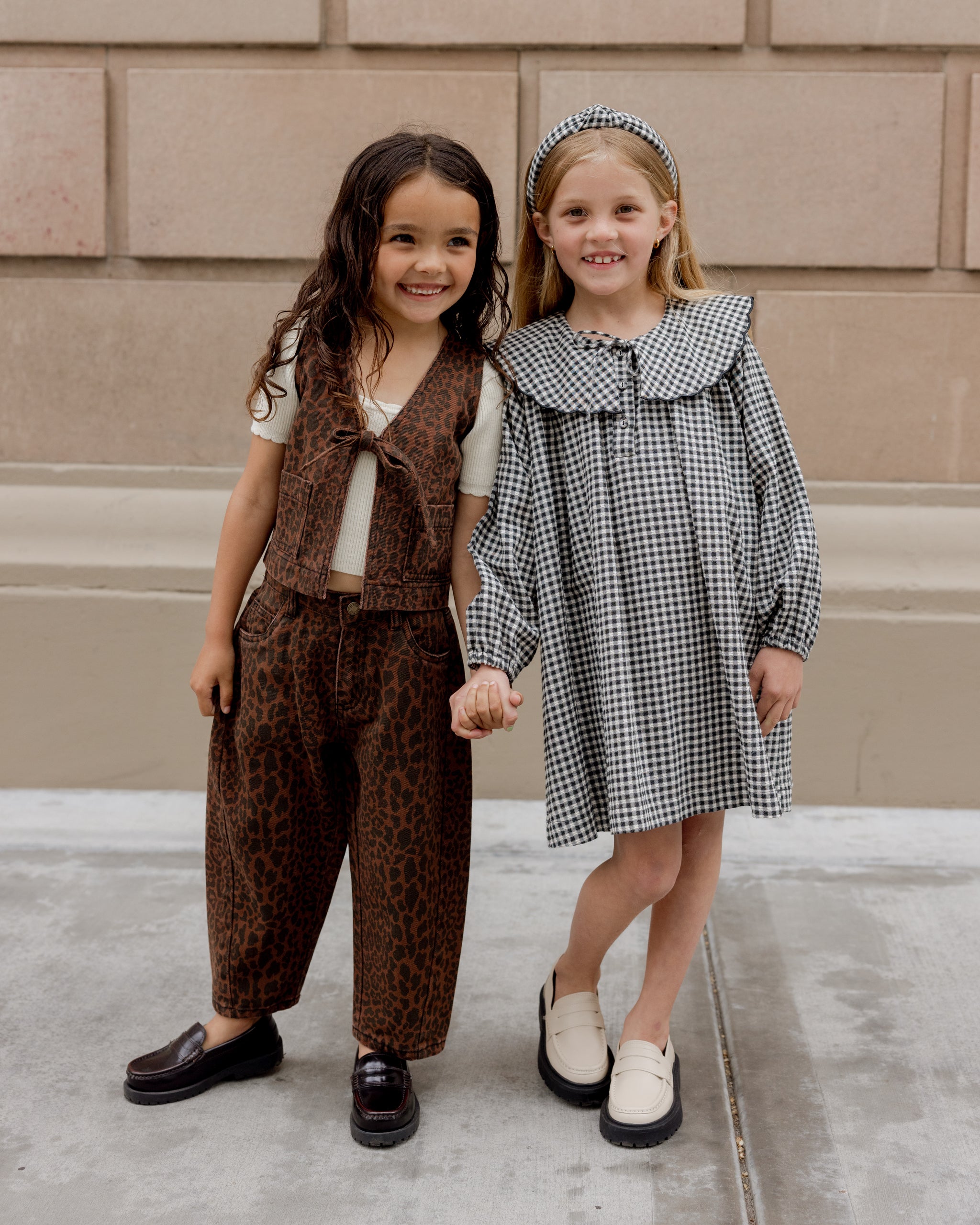 Barrel Pant || Leopard - Rylee + Cru | Kids Clothes | Trendy Baby Clothes | Modern Infant Outfits |