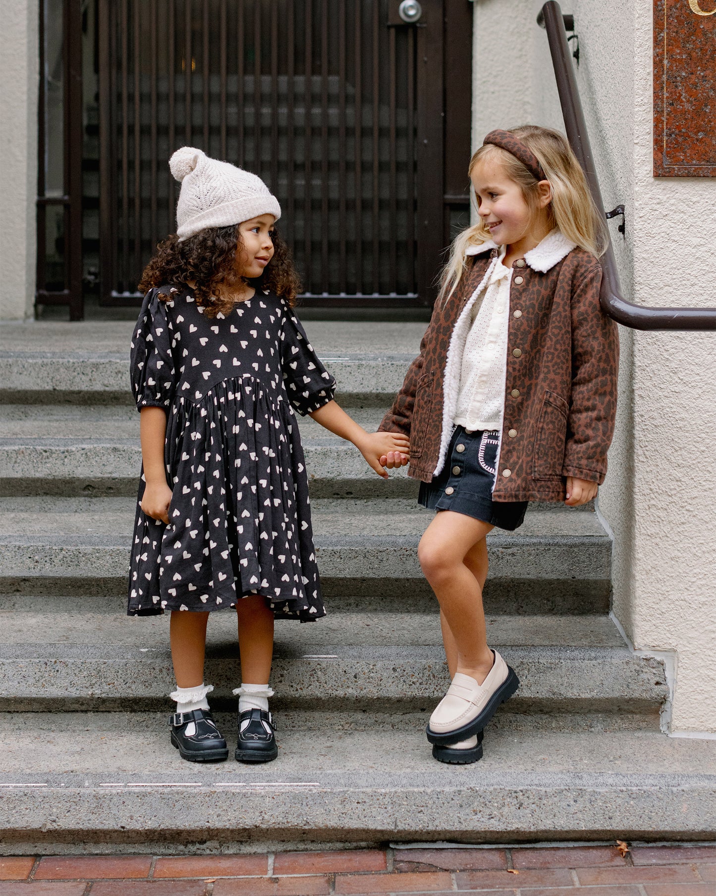 Rose Dress || Hearts - Rylee + Cru | Kids Clothes | Trendy Baby Clothes | Modern Infant Outfits |