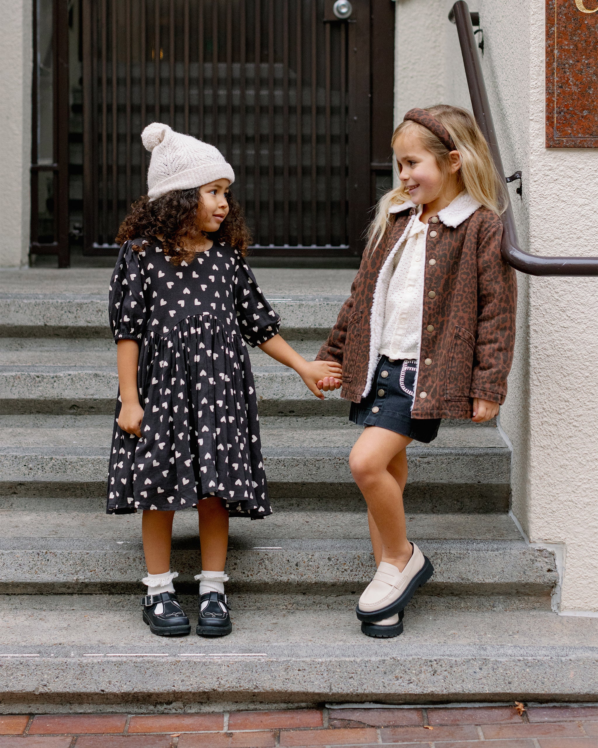 Rose Dress || Hearts - Rylee + Cru | Kids Clothes | Trendy Baby Clothes | Modern Infant Outfits |