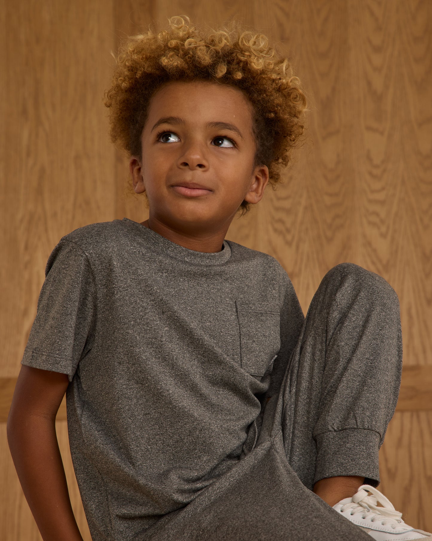 Century Tech Jogger || Heathered Black - Rylee + Cru | Kids Clothes | Trendy Baby Clothes | Modern Infant Outfits |