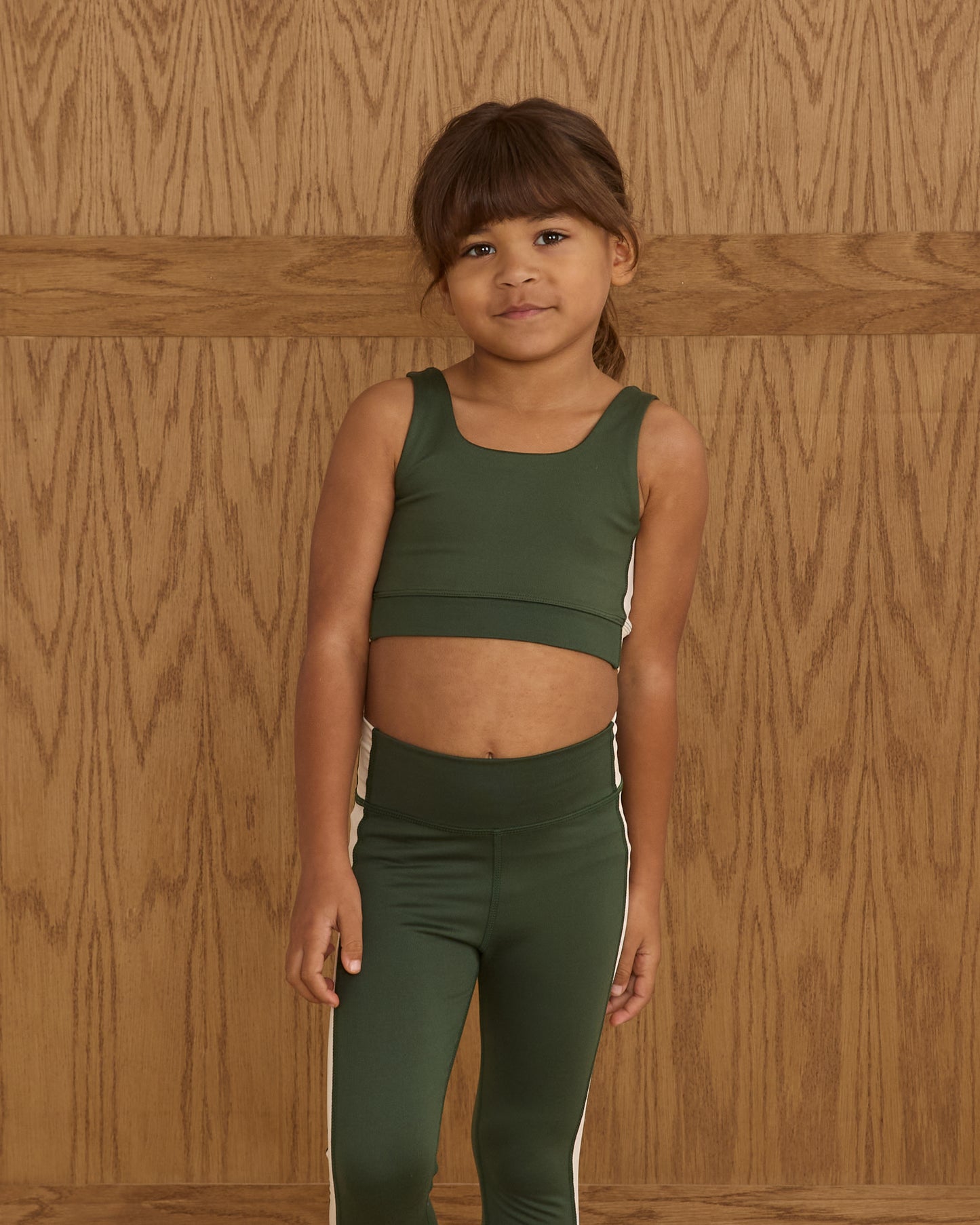 Swift Sports Bra || Green - Rylee + Cru | Kids Clothes | Trendy Baby Clothes | Modern Infant Outfits |