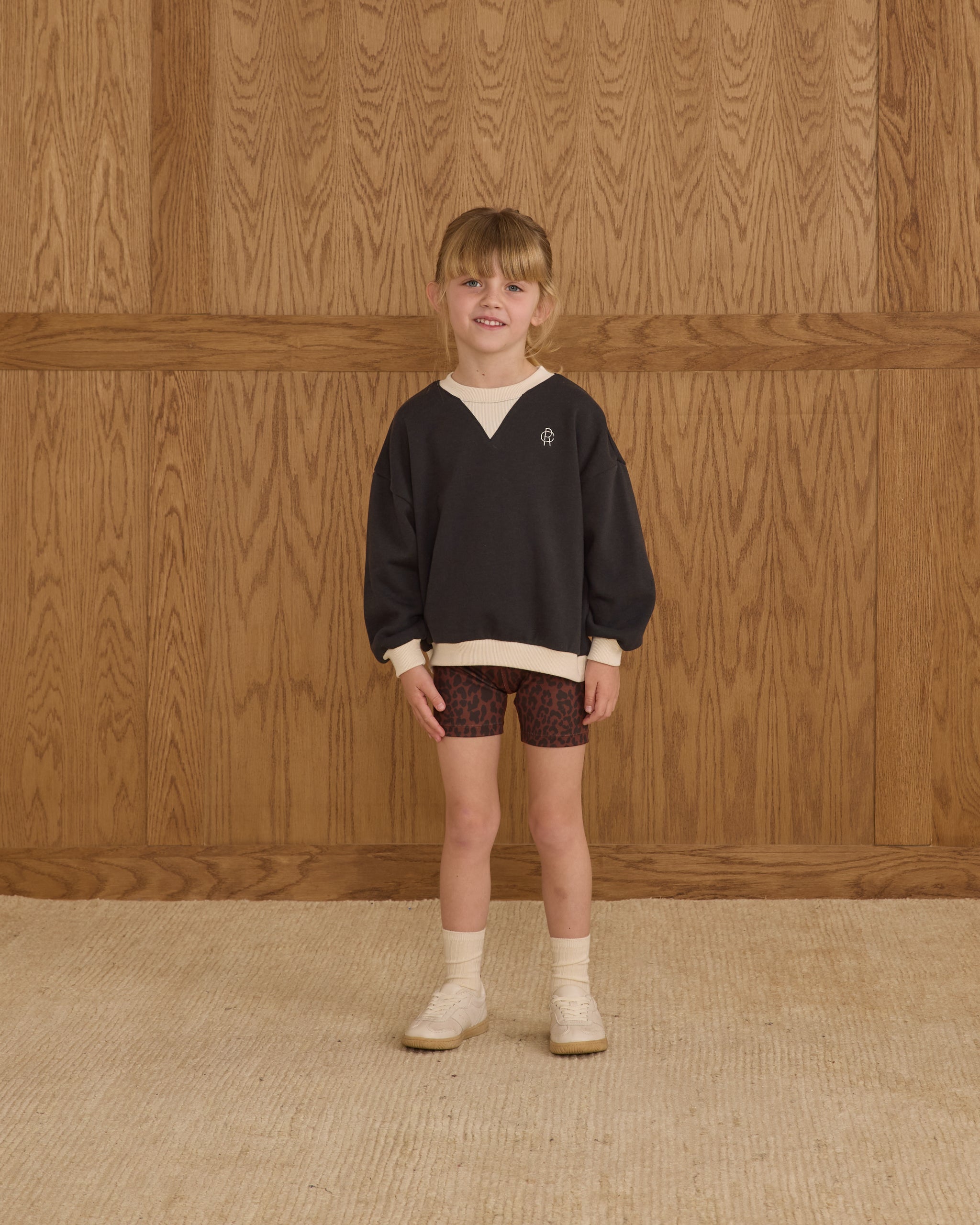 Rylan Sweatshirt || Black - Rylee + Cru | Kids Clothes | Trendy Baby Clothes | Modern Infant Outfits |