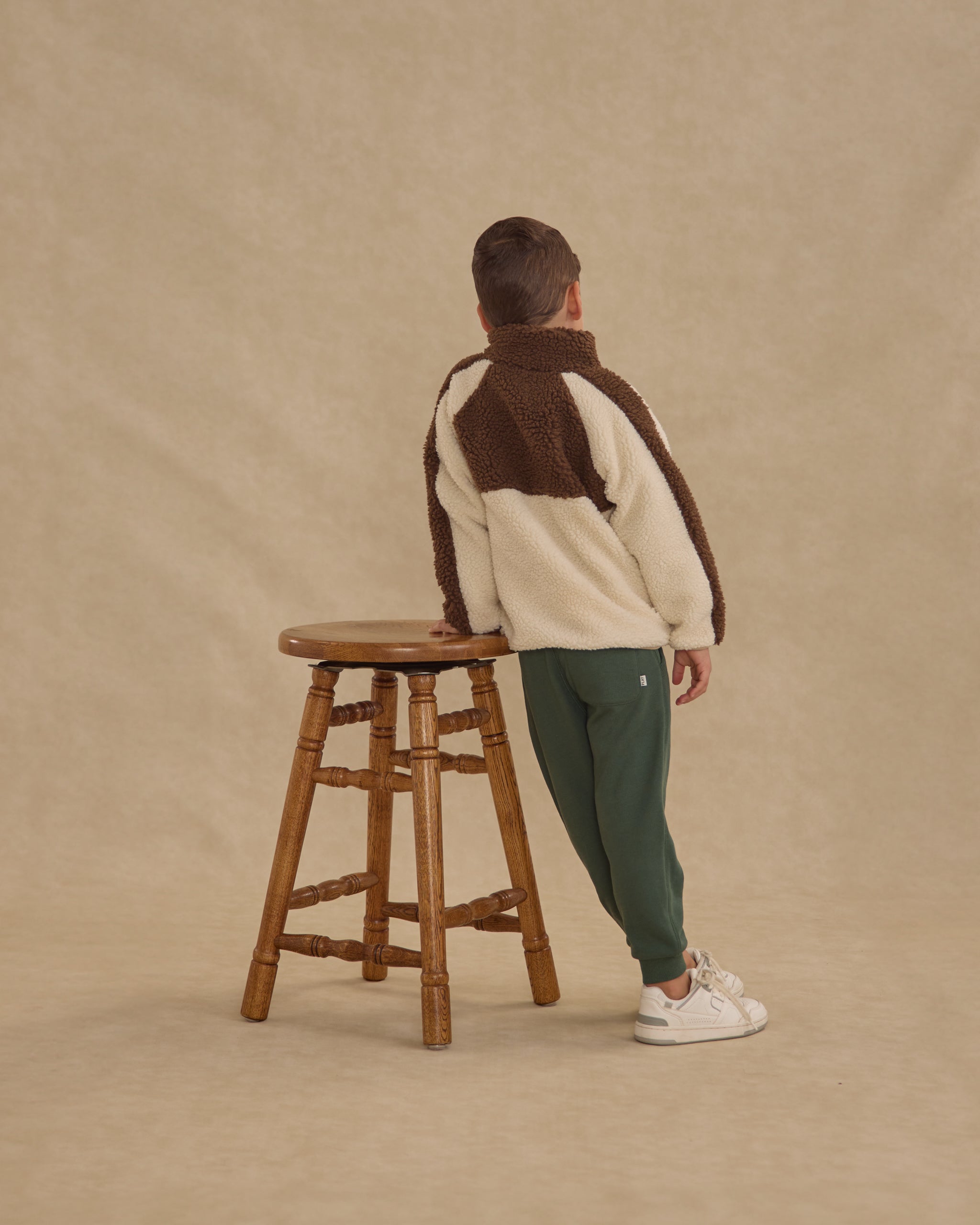 Sherpa Trails Jacket || Brown Color Block - Rylee + Cru | Kids Clothes | Trendy Baby Clothes | Modern Infant Outfits |