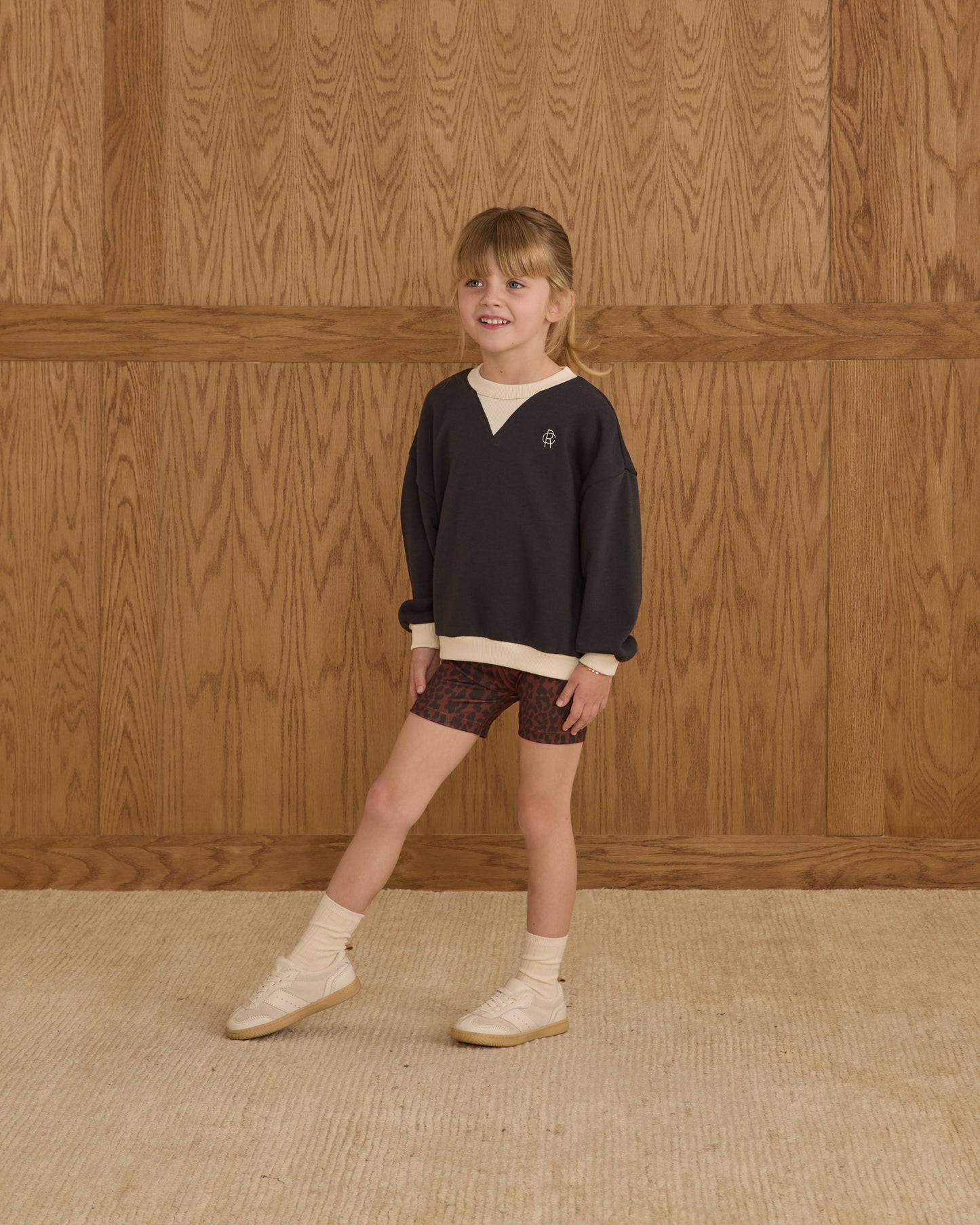 Rylan Sweatshirt || Black - Rylee + Cru | Kids Clothes | Trendy Baby Clothes | Modern Infant Outfits |