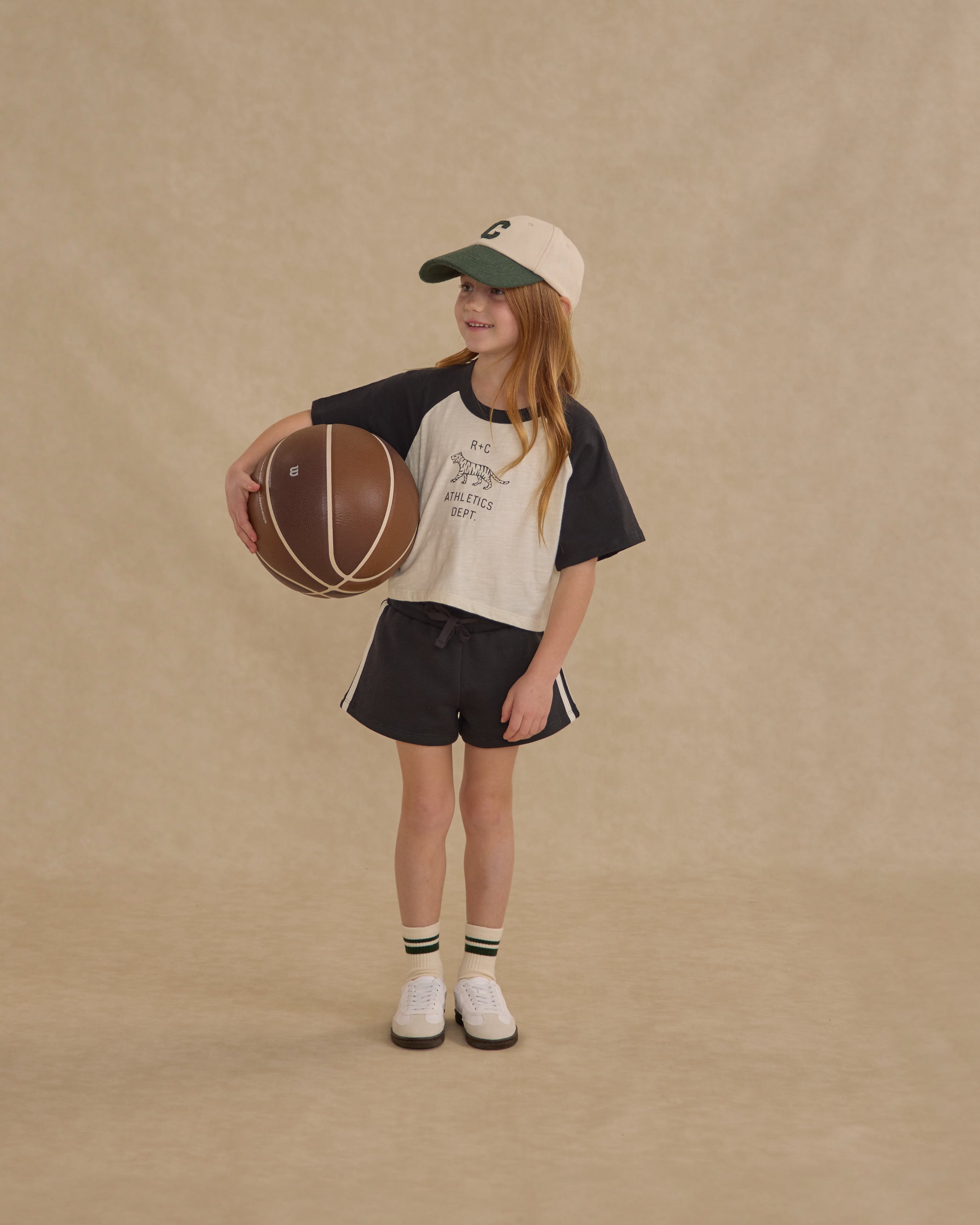 Racer Track Short || Black - Rylee + Cru | Kids Clothes | Trendy Baby Clothes | Modern Infant Outfits |