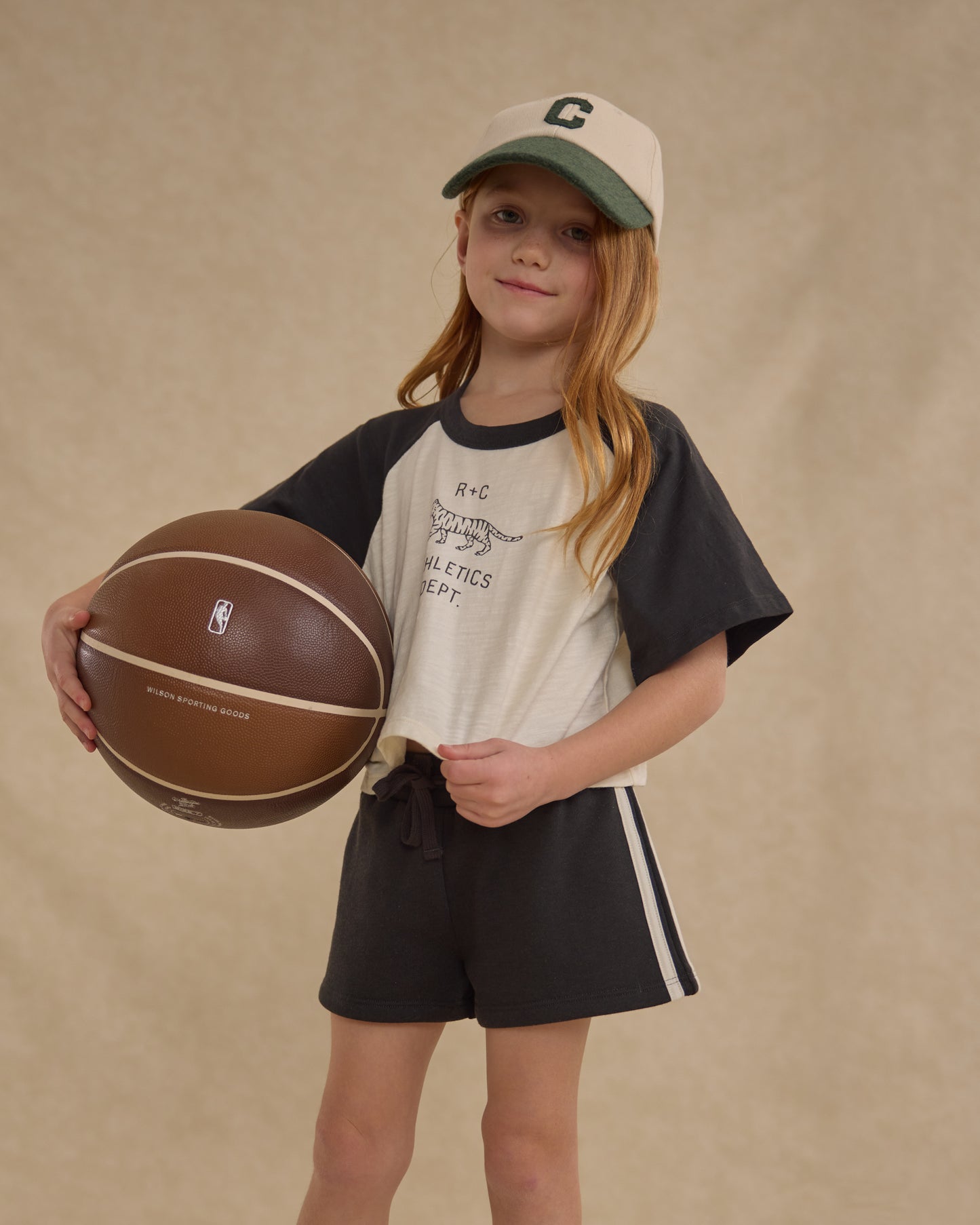 Raglan Crop Tee || RC Athletic Dept - Rylee + Cru | Kids Clothes | Trendy Baby Clothes | Modern Infant Outfits |