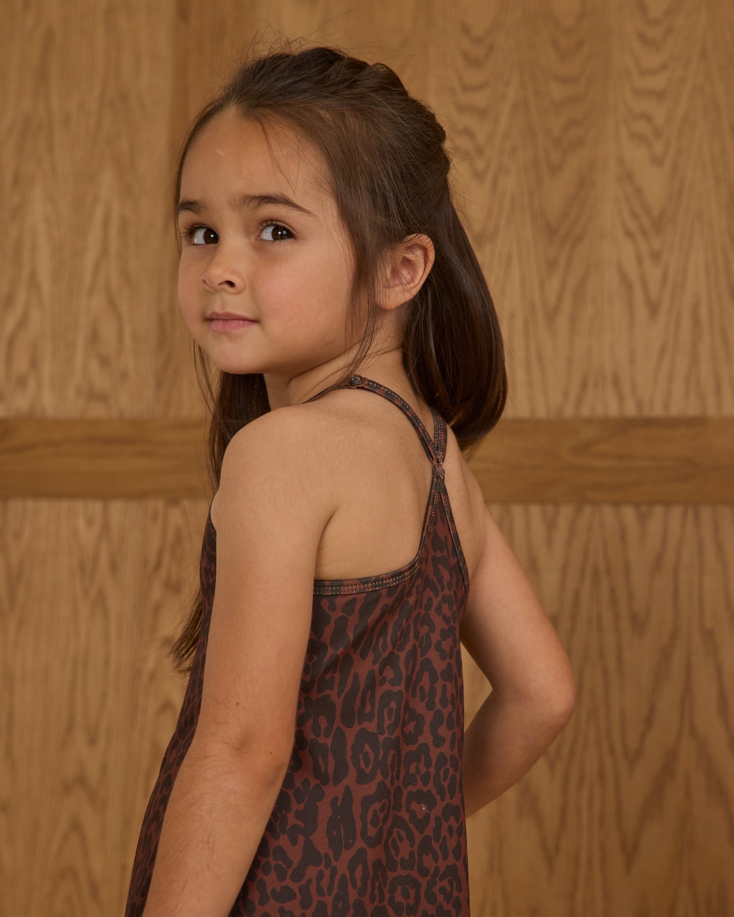 Loma Dress || Leopard - Rylee + Cru | Kids Clothes | Trendy Baby Clothes | Modern Infant Outfits |