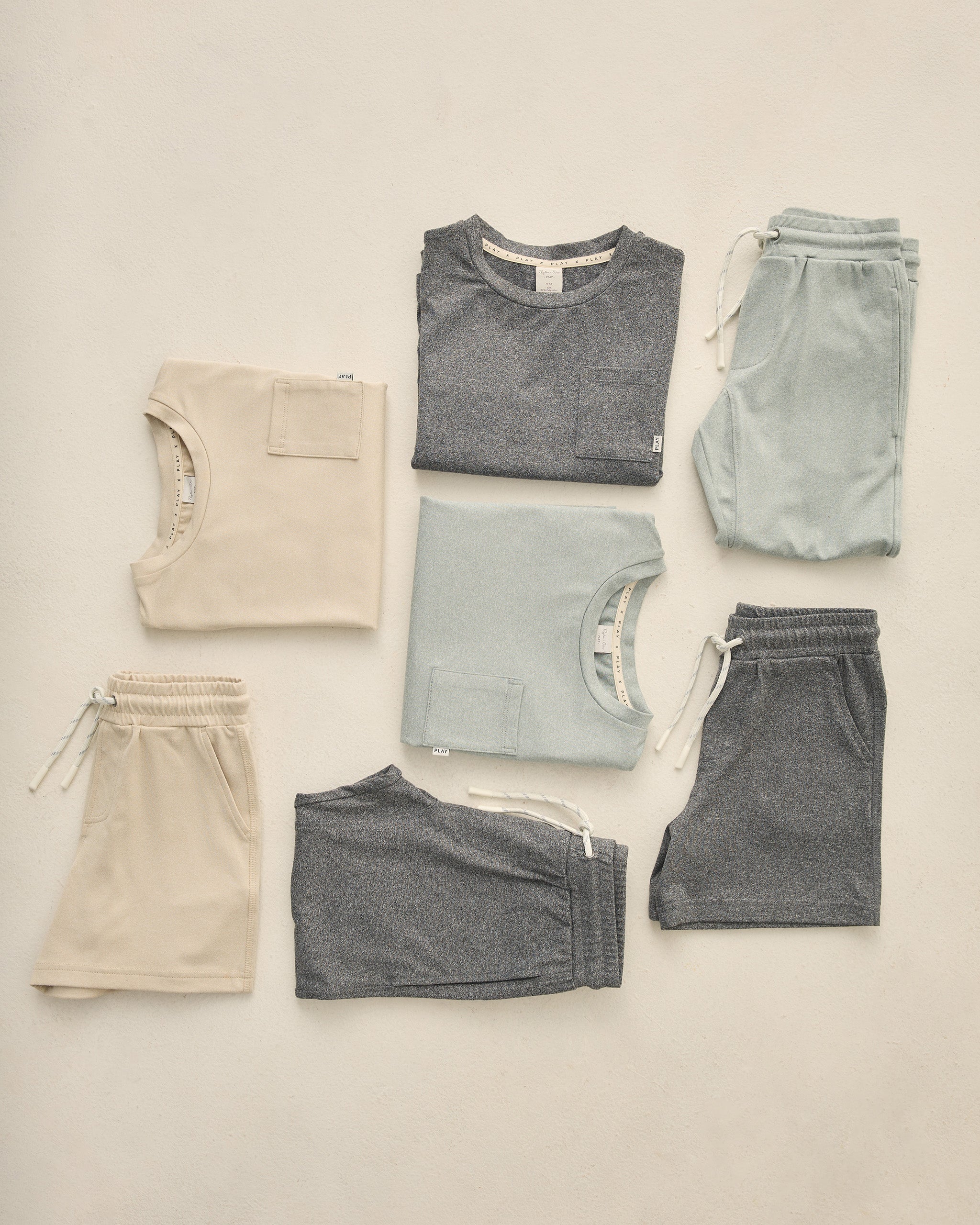 Oceanside Tech Short Heathered Black - Rylee + Cru | Kids Clothes | Trendy Baby Clothes | Modern Infant Outfits |