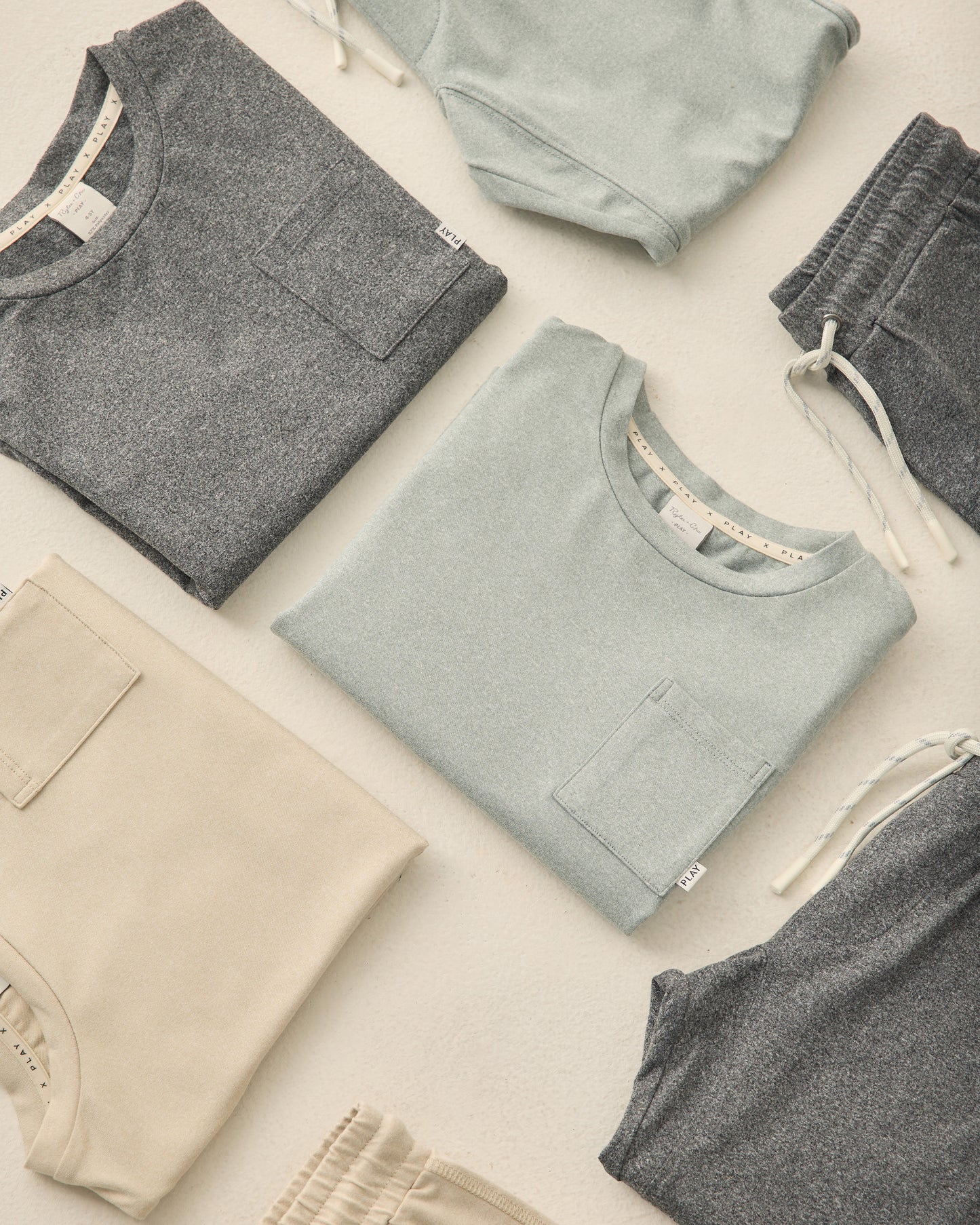 Cove Essential Pocket Tee Heathered Sea Green - Rylee + Cru | Kids Clothes | Trendy Baby Clothes | Modern Infant Outfits |