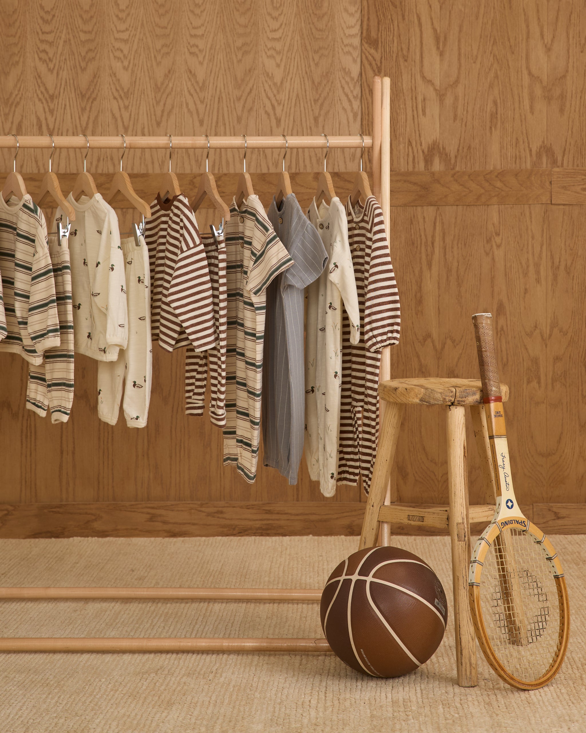 Hayes Jumpsuit || Retro Stripe - Rylee + Cru | Kids Clothes | Trendy Baby Clothes | Modern Infant Outfits |