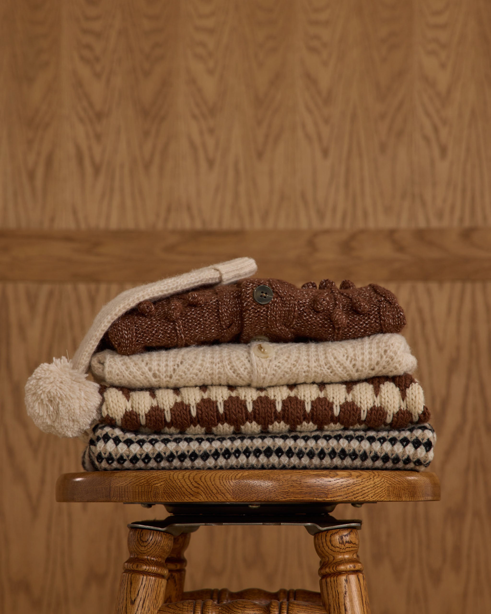 Bobble Cardigan || Brown - Rylee + Cru | Kids Clothes | Trendy Baby Clothes | Modern Infant Outfits |