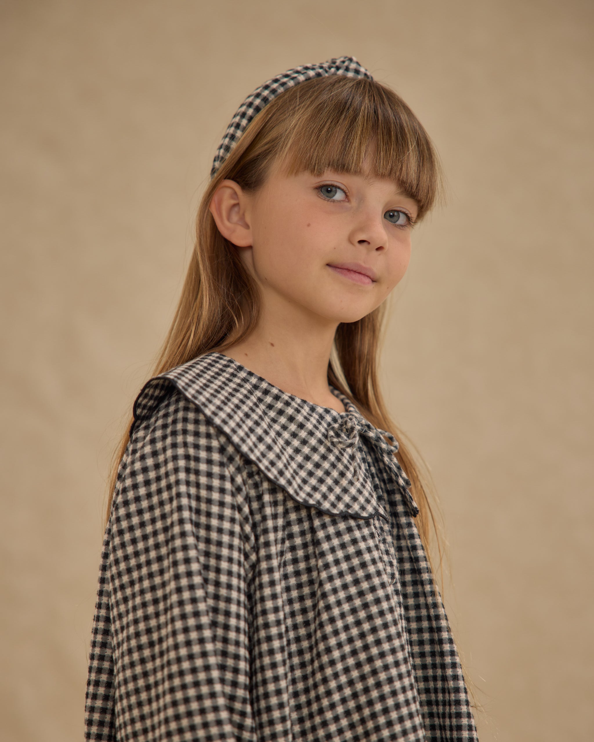 Mini Dress || Black Gingham - Rylee + Cru | Kids Clothes | Trendy Baby Clothes | Modern Infant Outfits |