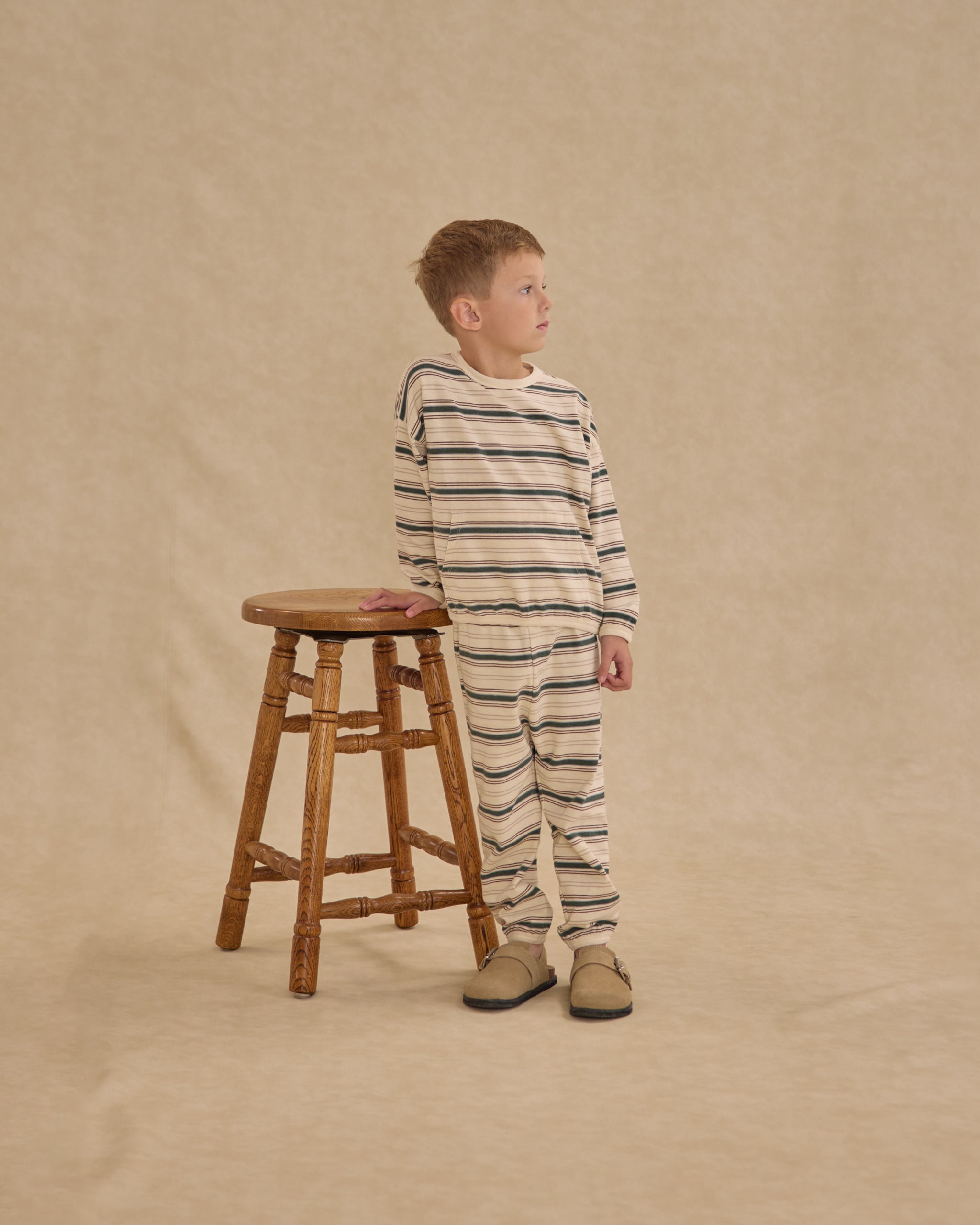 Relaxed Set || Retro Stripe - Rylee + Cru | Kids Clothes | Trendy Baby Clothes | Modern Infant Outfits |