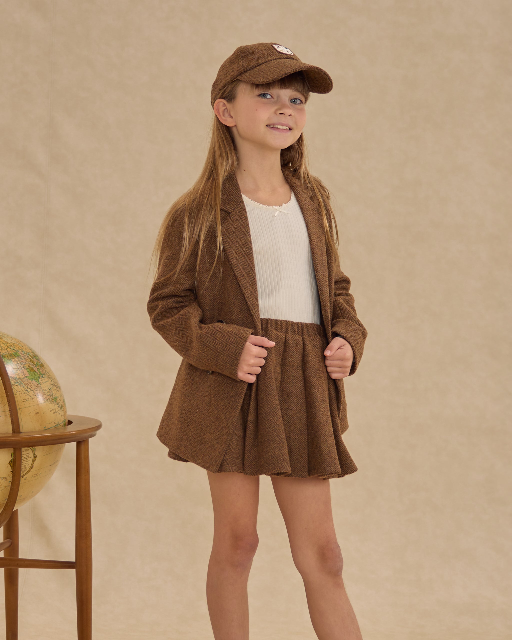 Pleated Mini Skirt || Rustic Plaid - Rylee + Cru | Kids Clothes | Trendy Baby Clothes | Modern Infant Outfits |