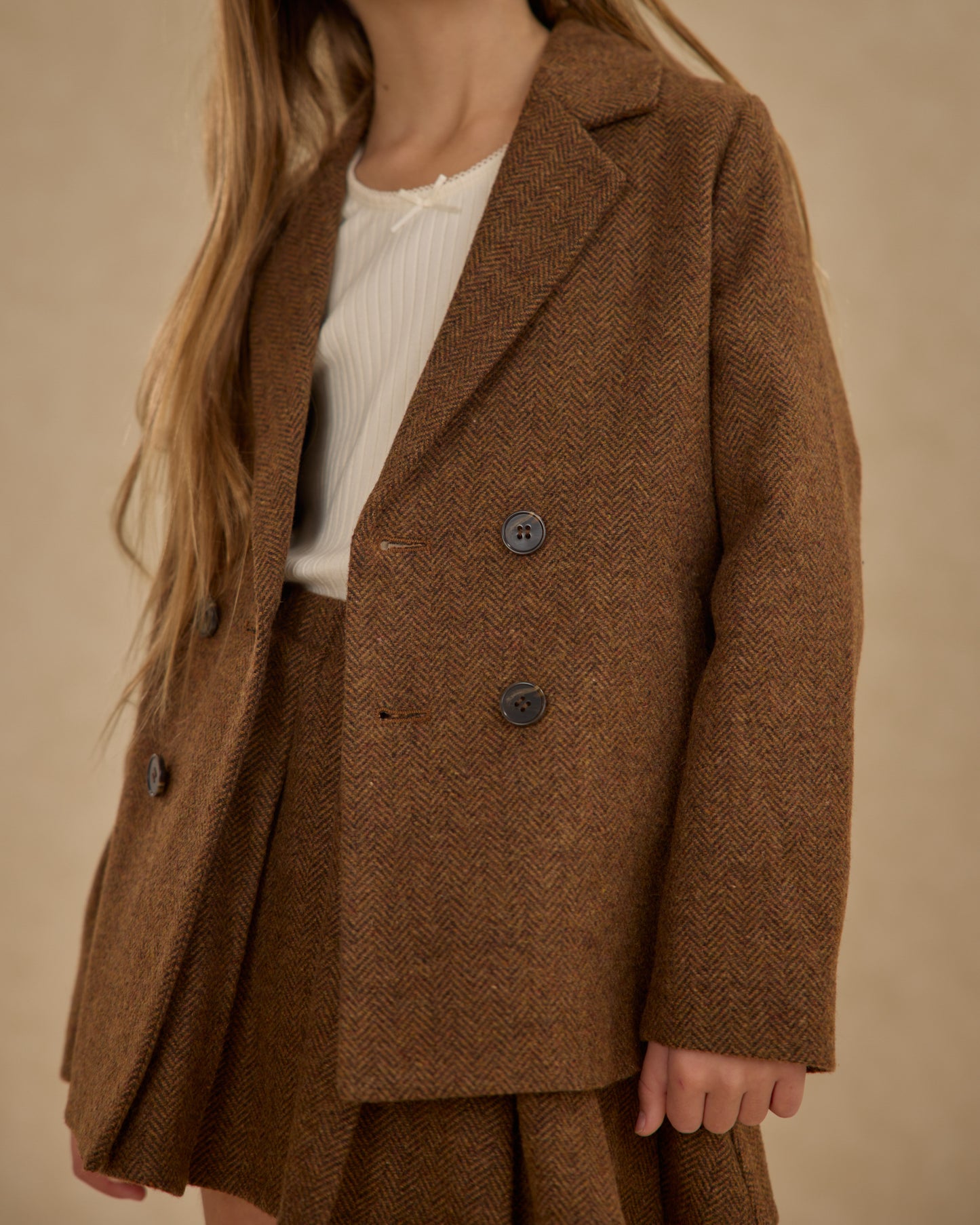 Double Breasted Blazer || Rustic Plaid - Rylee + Cru | Kids Clothes | Trendy Baby Clothes | Modern Infant Outfits |