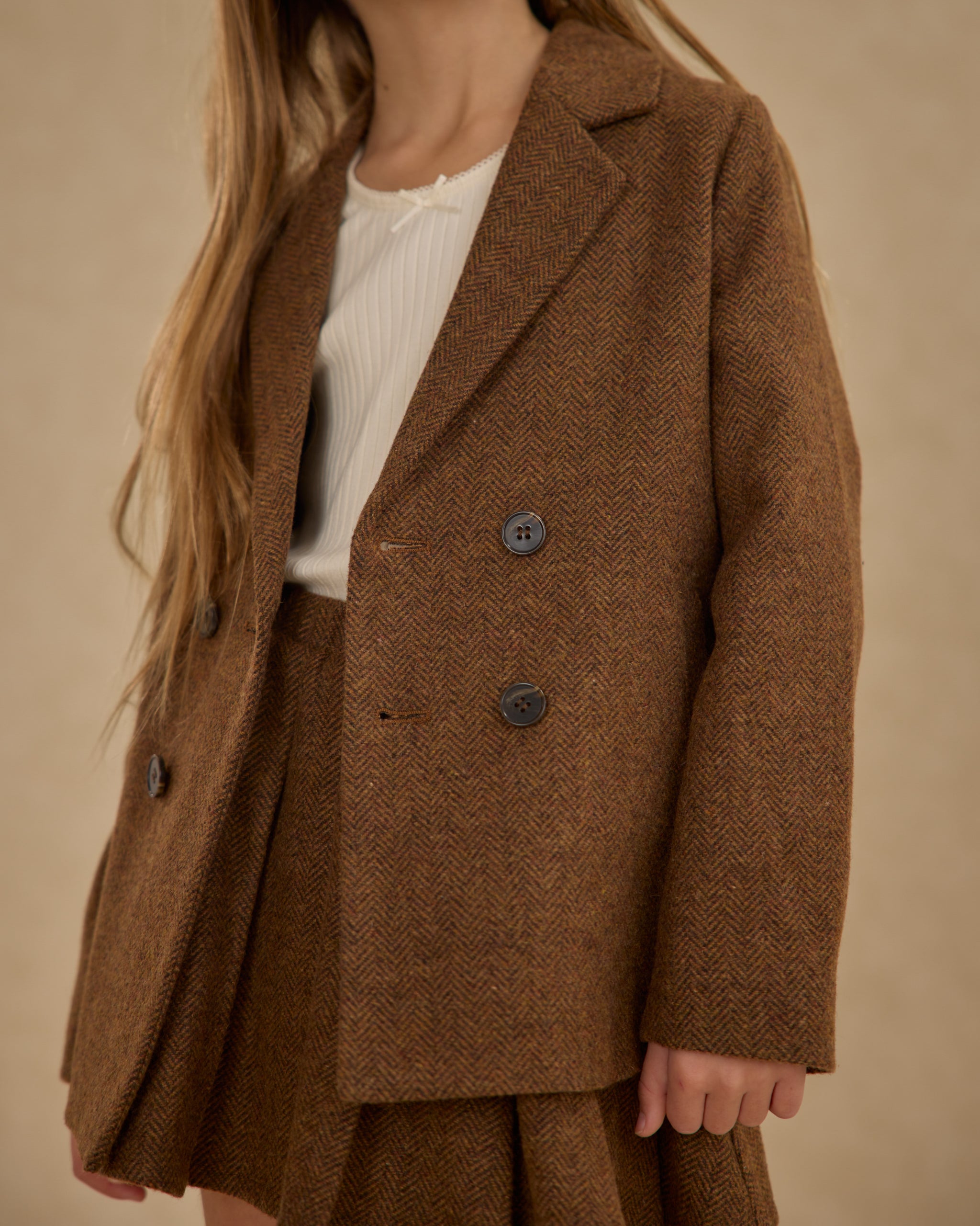 Double Breasted Blazer || Rustic Plaid - Rylee + Cru | Kids Clothes | Trendy Baby Clothes | Modern Infant Outfits |