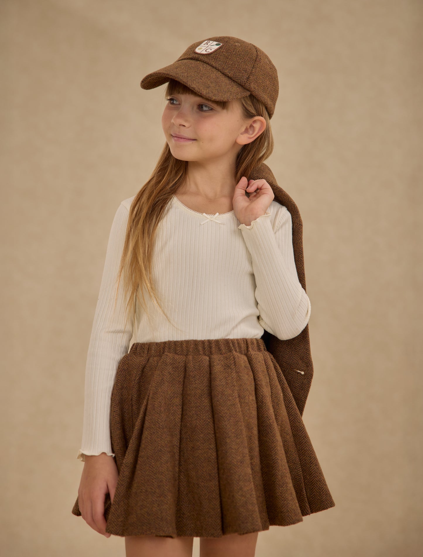 Ribbed Long Sleeve || Ivory - Rylee + Cru | Kids Clothes | Trendy Baby Clothes | Modern Infant Outfits |