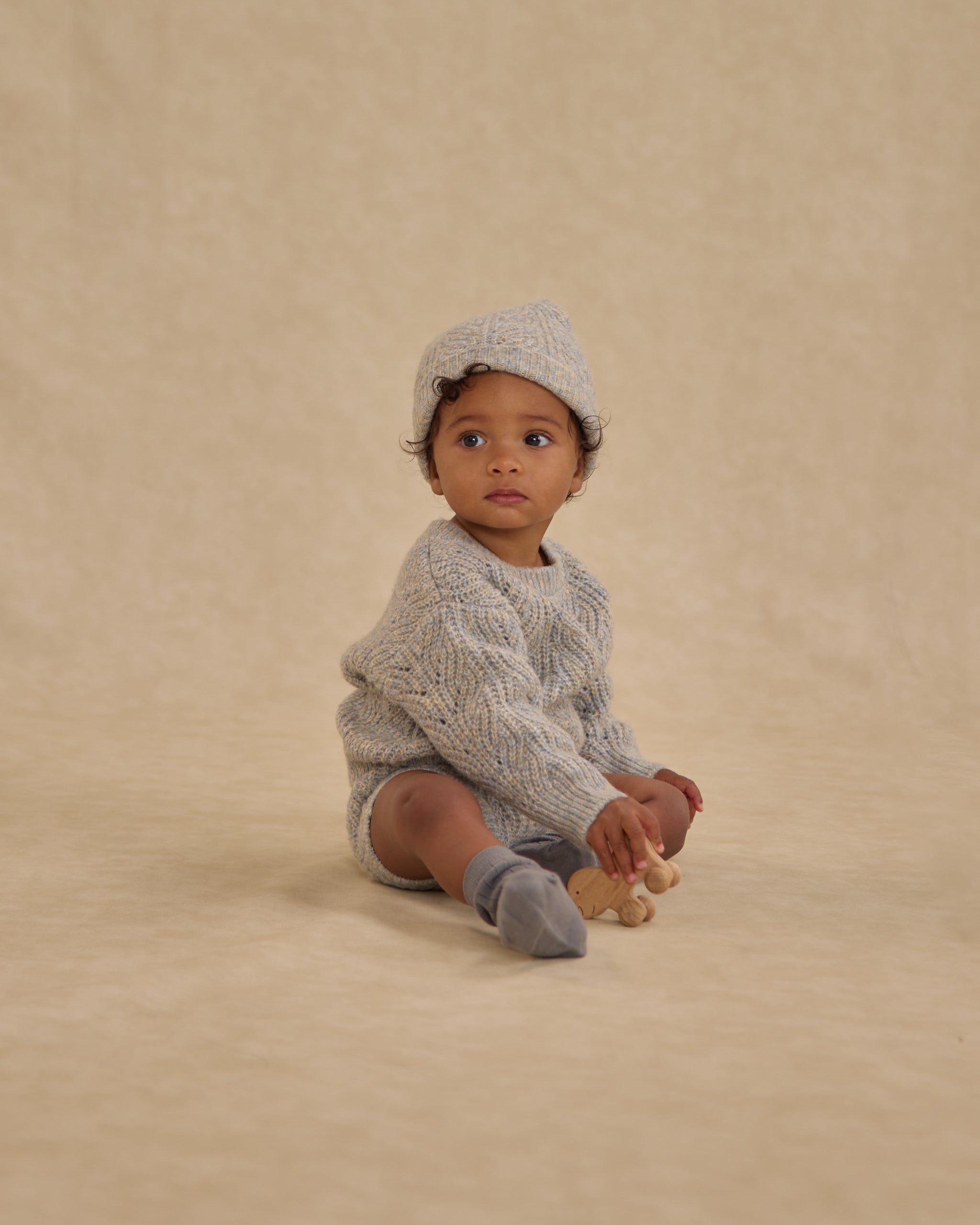 Shiloh Sweater || Dusty Blue - Rylee + Cru | Kids Clothes | Trendy Baby Clothes | Modern Infant Outfits |