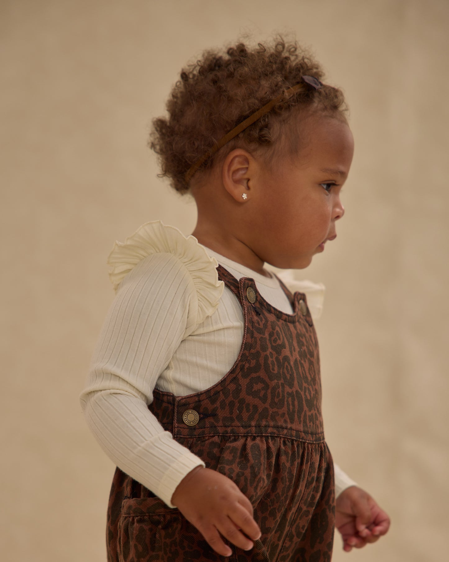 Shoulder Ruffle Bodysuit || Ivory - Rylee + Cru | Kids Clothes | Trendy Baby Clothes | Modern Infant Outfits |