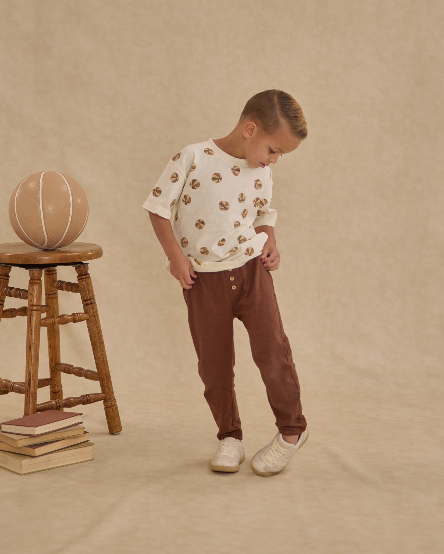 Cru Pant || Brown - Rylee + Cru | Kids Clothes | Trendy Baby Clothes | Modern Infant Outfits |