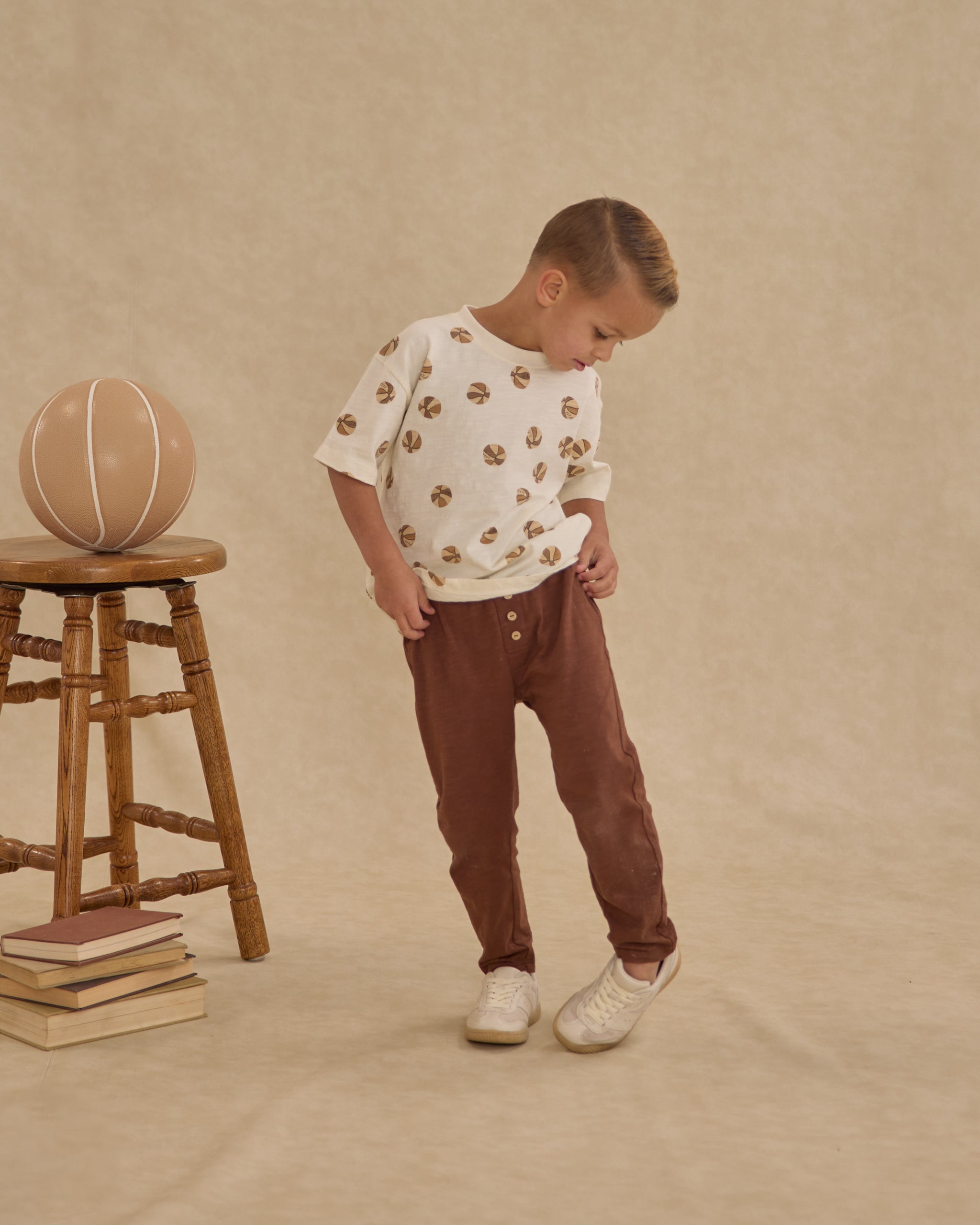 Cru Pant || Brown - Rylee + Cru | Kids Clothes | Trendy Baby Clothes | Modern Infant Outfits |