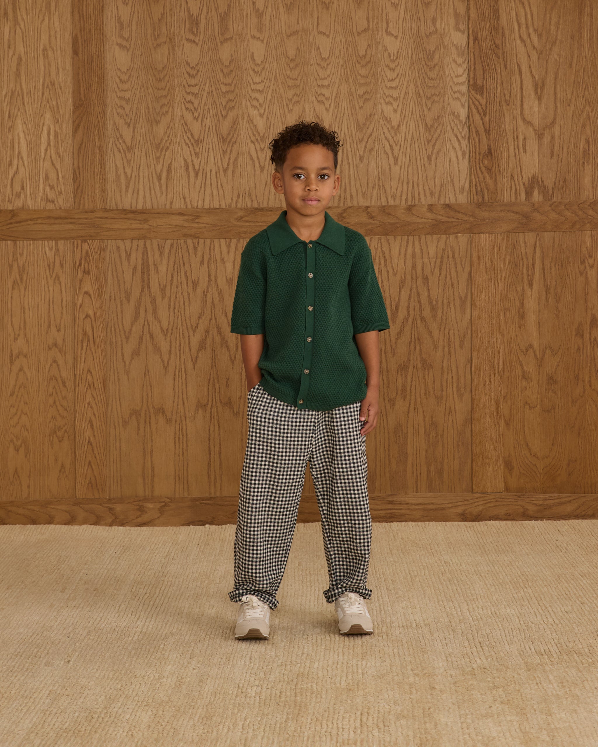 Palmer Pant || Black Gingham - Rylee + Cru | Kids Clothes | Trendy Baby Clothes | Modern Infant Outfits |