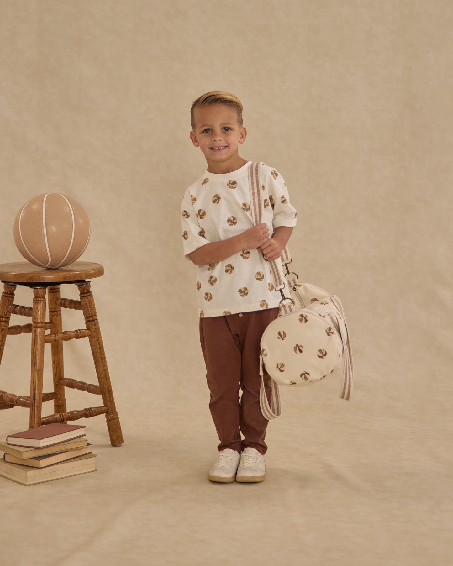 Duffle Bag || Basketball - Rylee + Cru | Kids Clothes | Trendy Baby Clothes | Modern Infant Outfits |