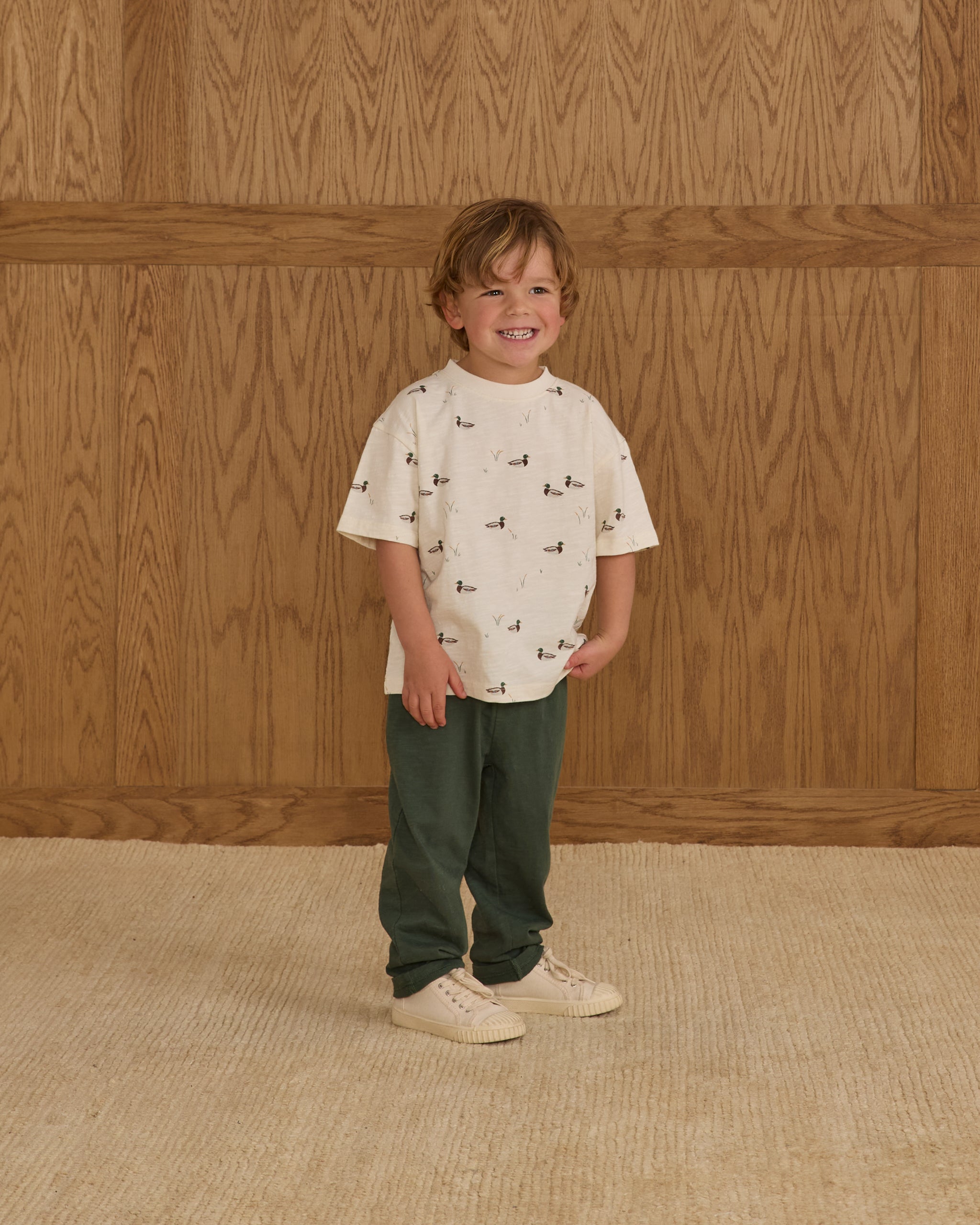 Relaxed Tee || Ducks - Rylee + Cru | Kids Clothes | Trendy Baby Clothes | Modern Infant Outfits |
