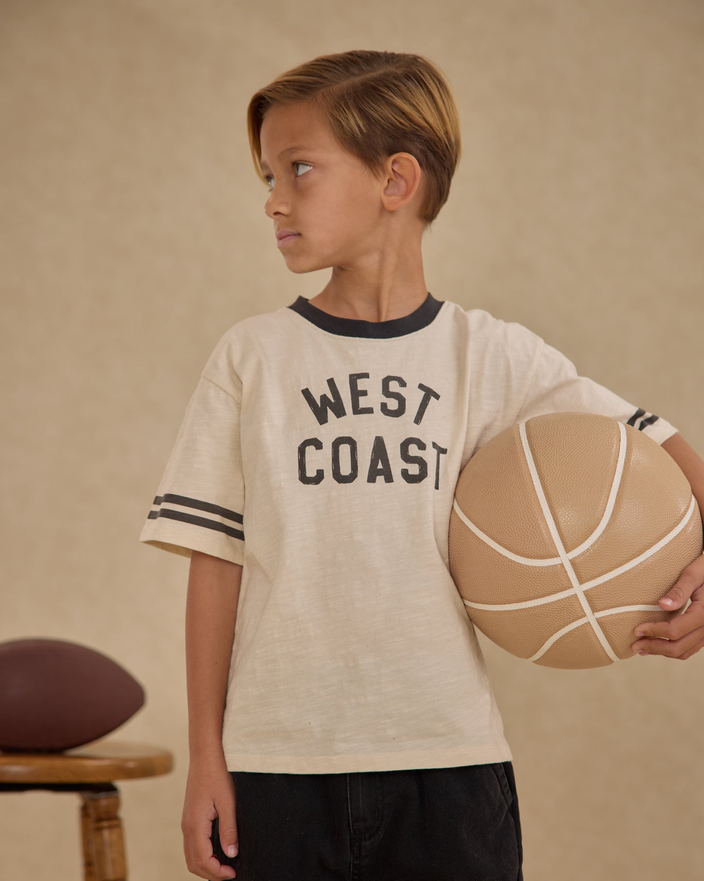 Varsity Tee || West Coast - Rylee + Cru | Kids Clothes | Trendy Baby Clothes | Modern Infant Outfits |