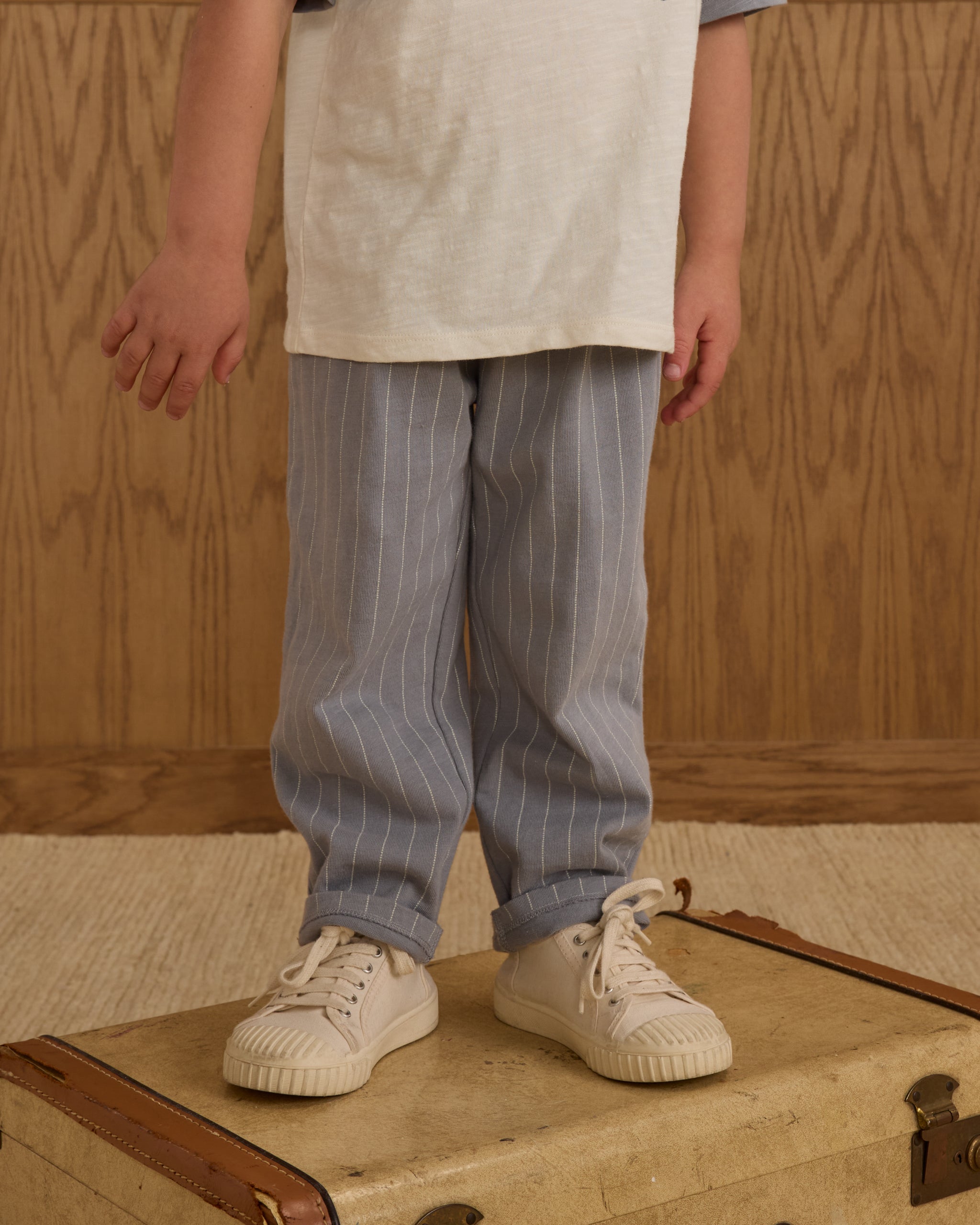 Rory Pant || Blue Stripe - Rylee + Cru | Kids Clothes | Trendy Baby Clothes | Modern Infant Outfits |