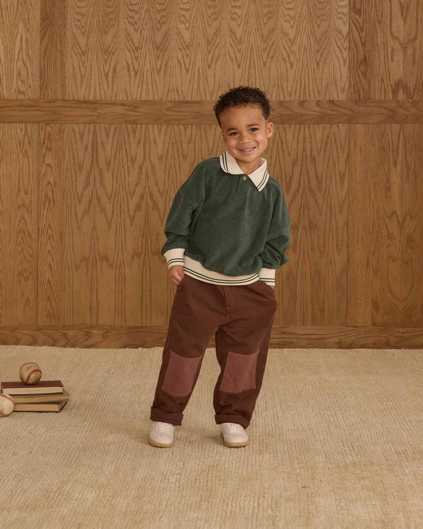 Baggy Pant || Brown - Rylee + Cru | Kids Clothes | Trendy Baby Clothes | Modern Infant Outfits |
