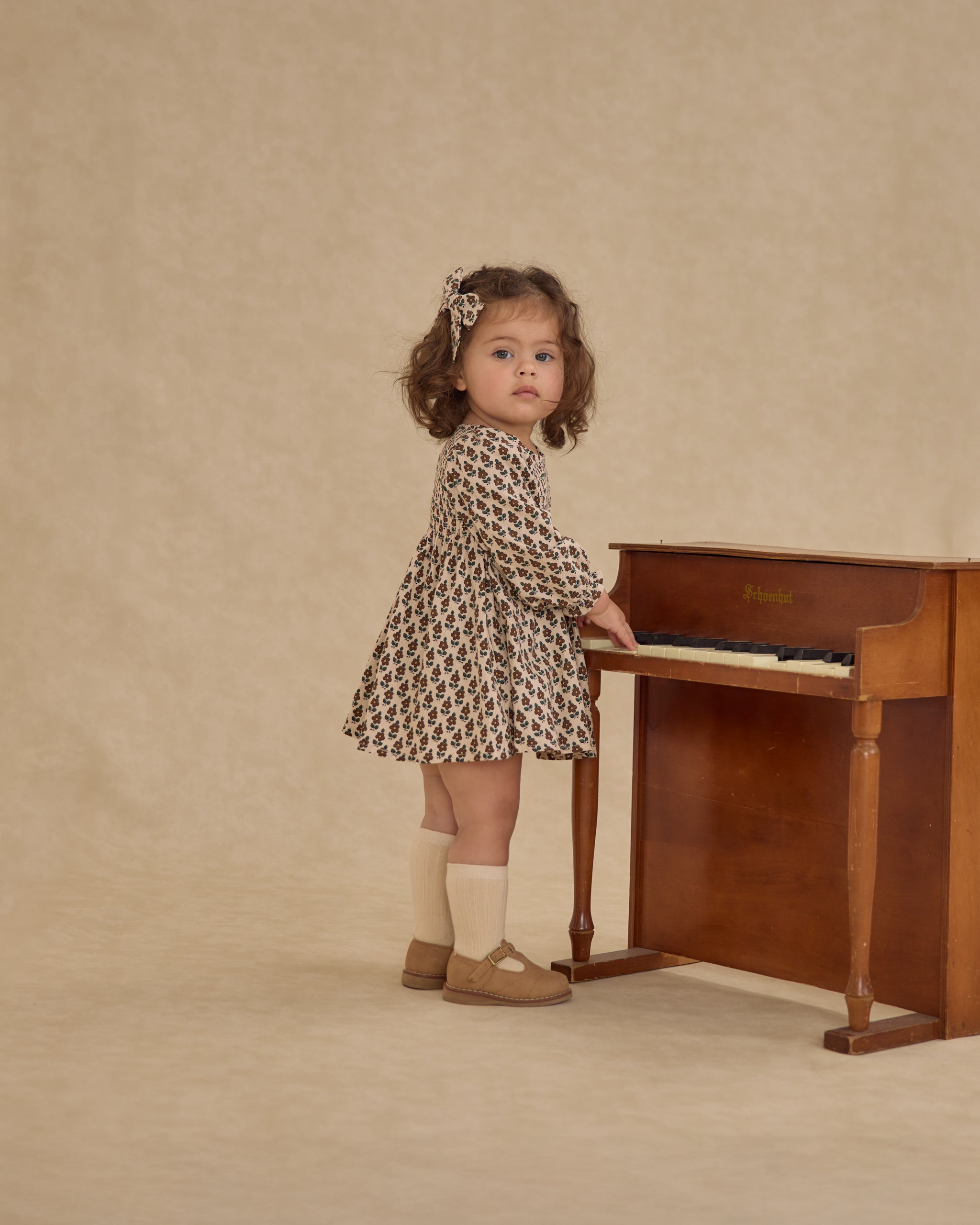 Capri Dress || Harvest Floral - Rylee + Cru | Kids Clothes | Trendy Baby Clothes | Modern Infant Outfits |