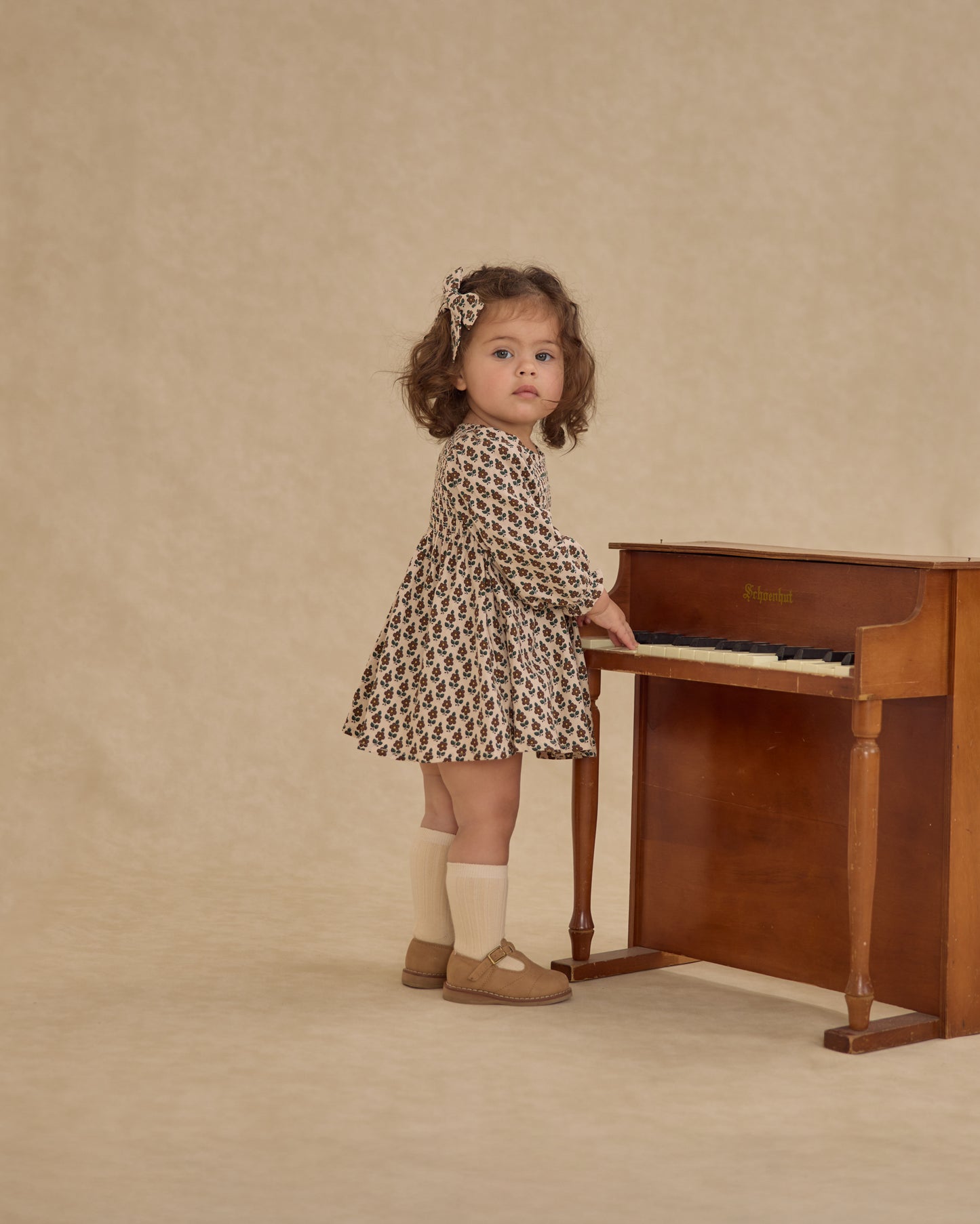 Bow || Harvest Floral - Rylee + Cru | Kids Clothes | Trendy Baby Clothes | Modern Infant Outfits |