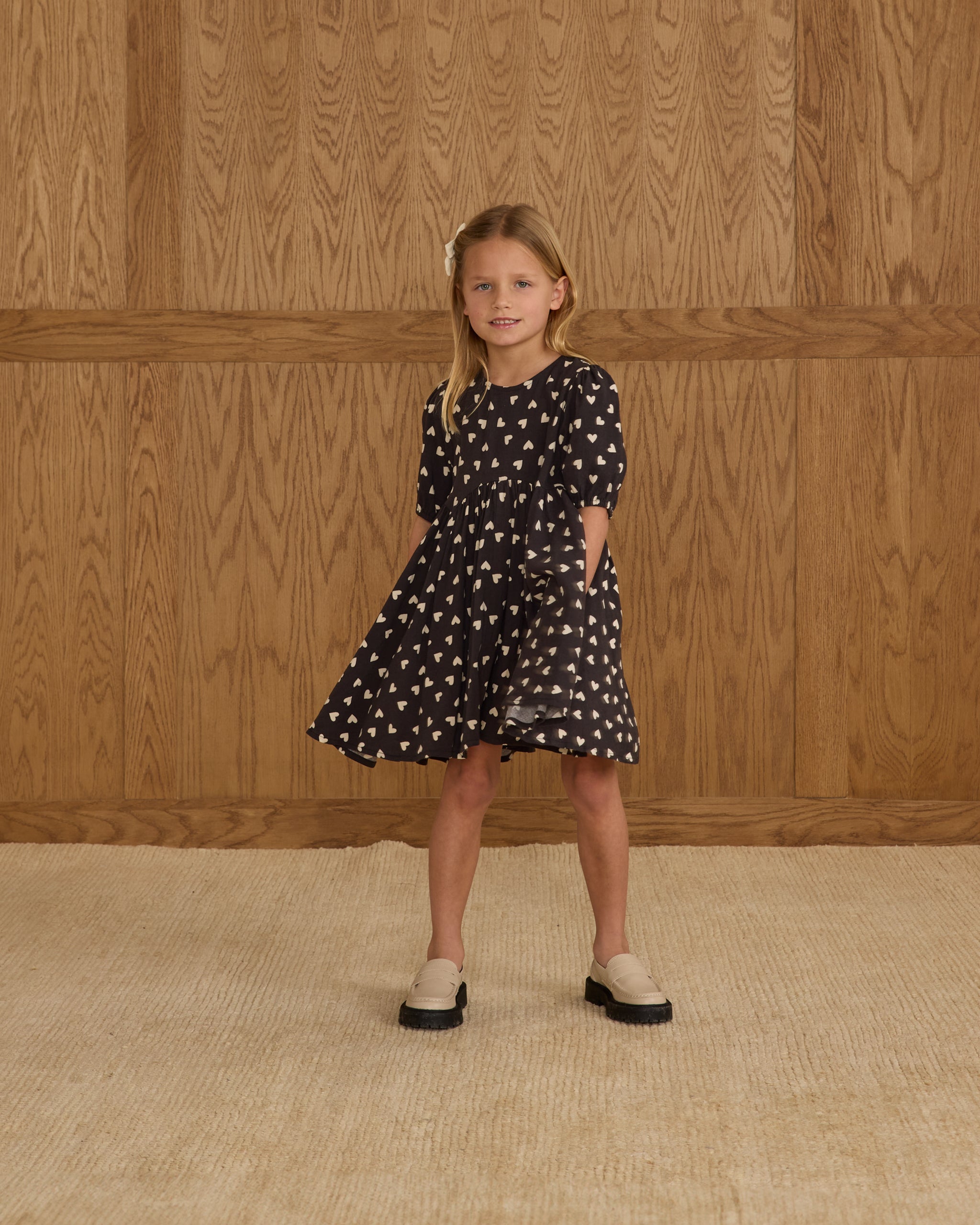 Rose Dress || Hearts - Rylee + Cru | Kids Clothes | Trendy Baby Clothes | Modern Infant Outfits |