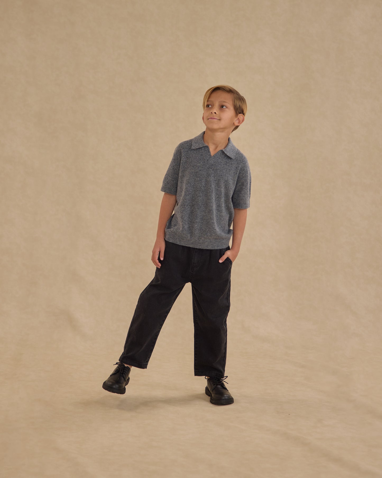 Baggy Pant || Washed Black - Rylee + Cru | Kids Clothes | Trendy Baby Clothes | Modern Infant Outfits |
