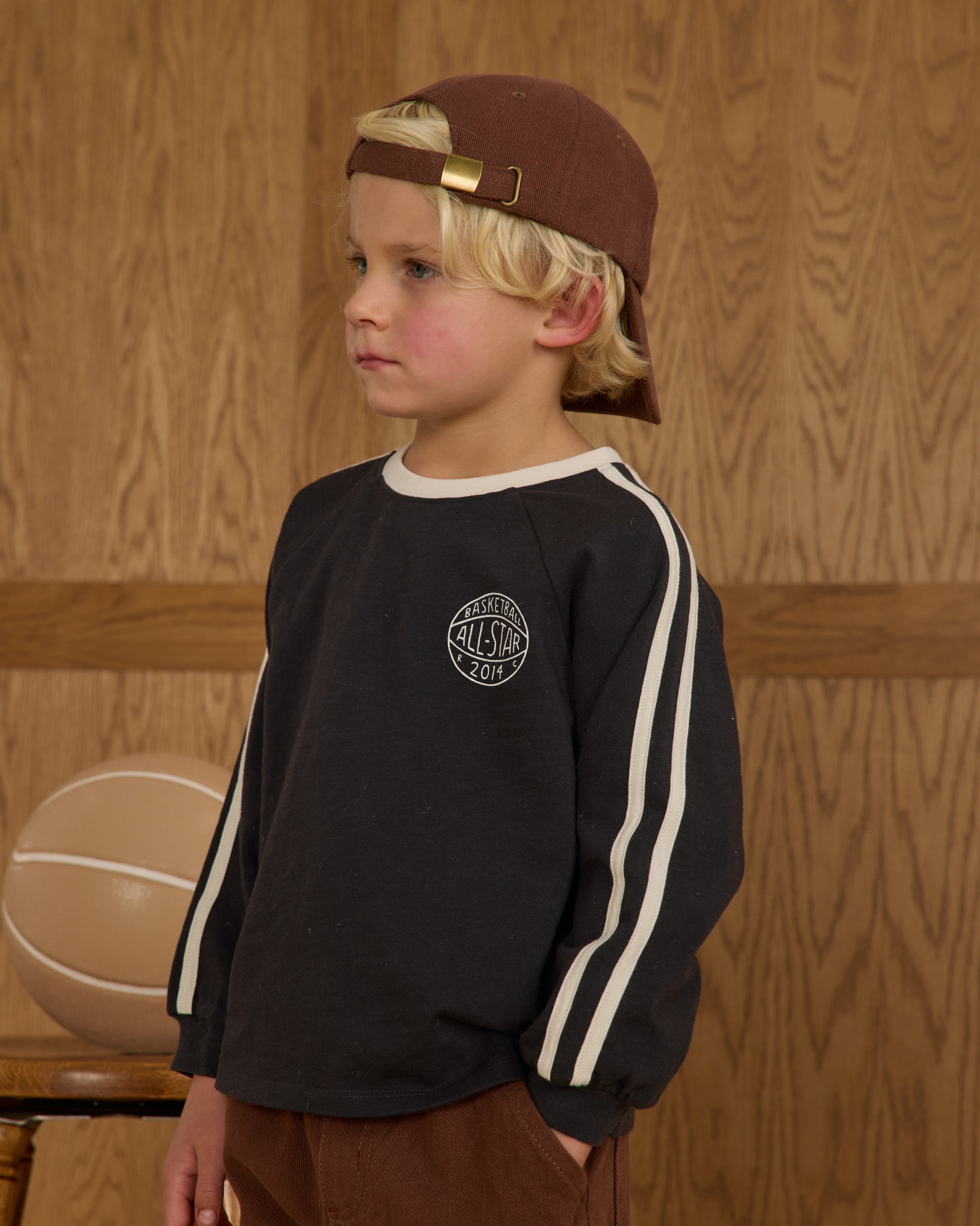 Jersey Long Sleeve Tee || Black - Rylee + Cru | Kids Clothes | Trendy Baby Clothes | Modern Infant Outfits |