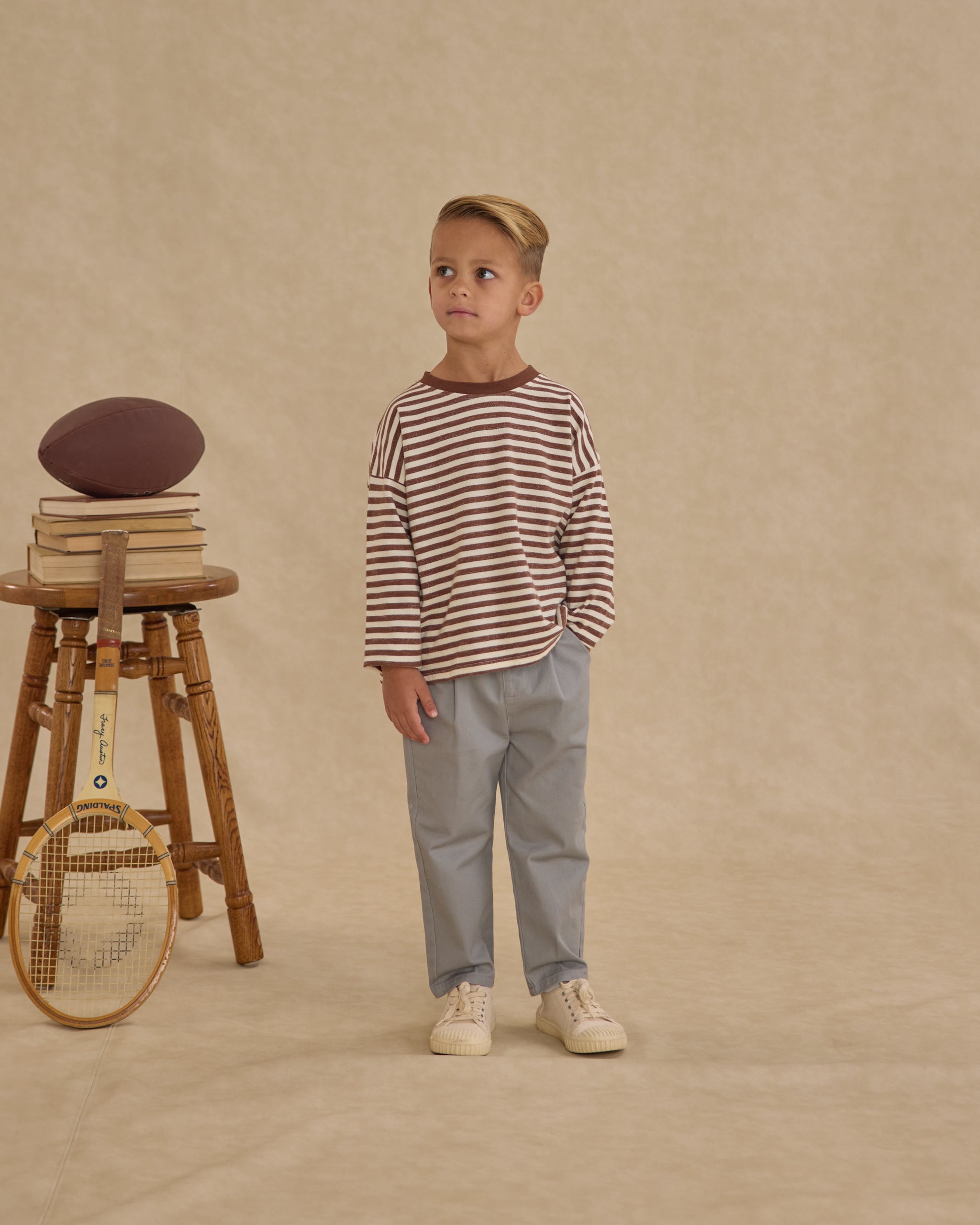 Ryder Pant || Dusty Blue - Rylee + Cru | Kids Clothes | Trendy Baby Clothes | Modern Infant Outfits |