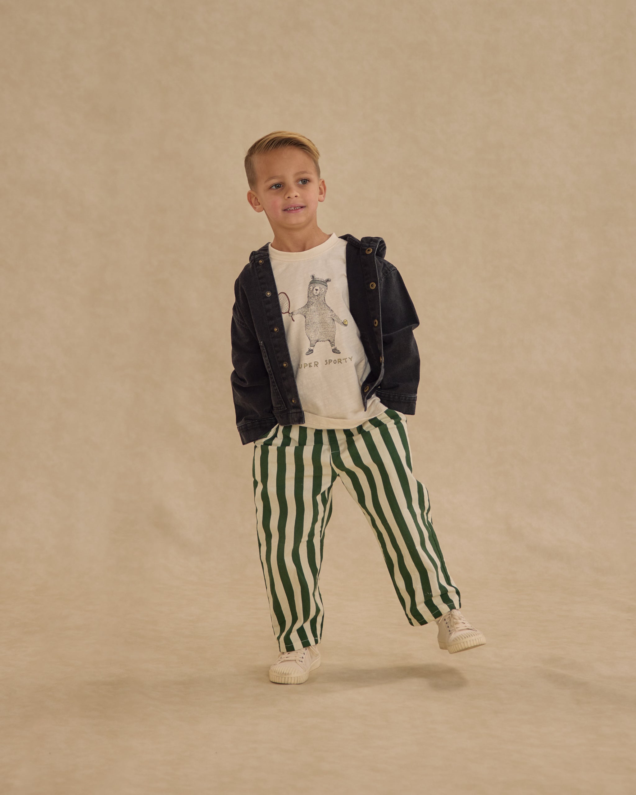 Sammy Jacket || Washed Black - Rylee + Cru | Kids Clothes | Trendy Baby Clothes | Modern Infant Outfits |