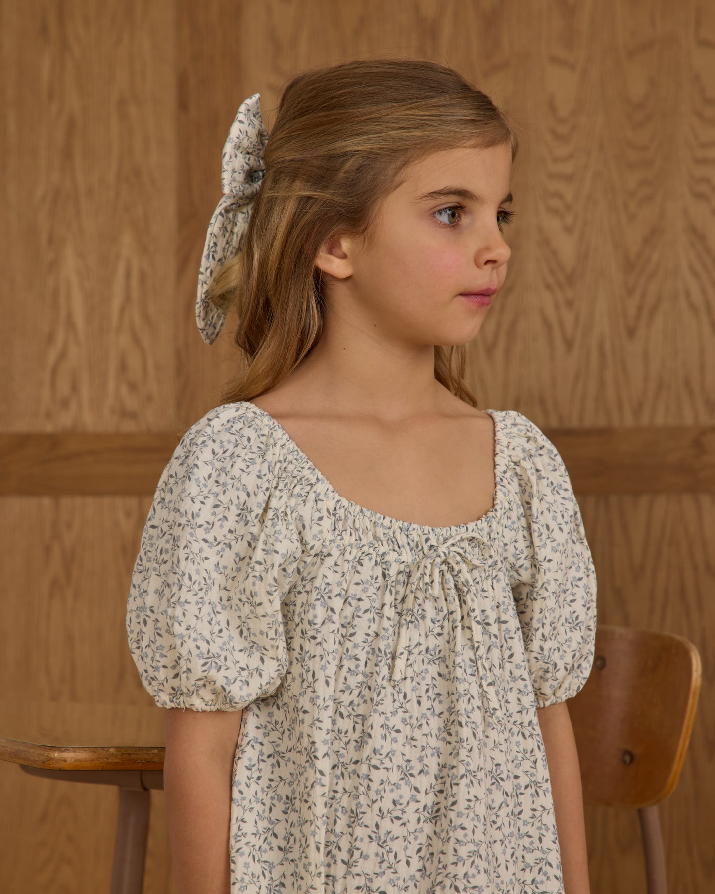 Sabrina Mini Dress || Blue Vines - Rylee + Cru | Kids Clothes | Trendy Baby Clothes | Modern Infant Outfits |