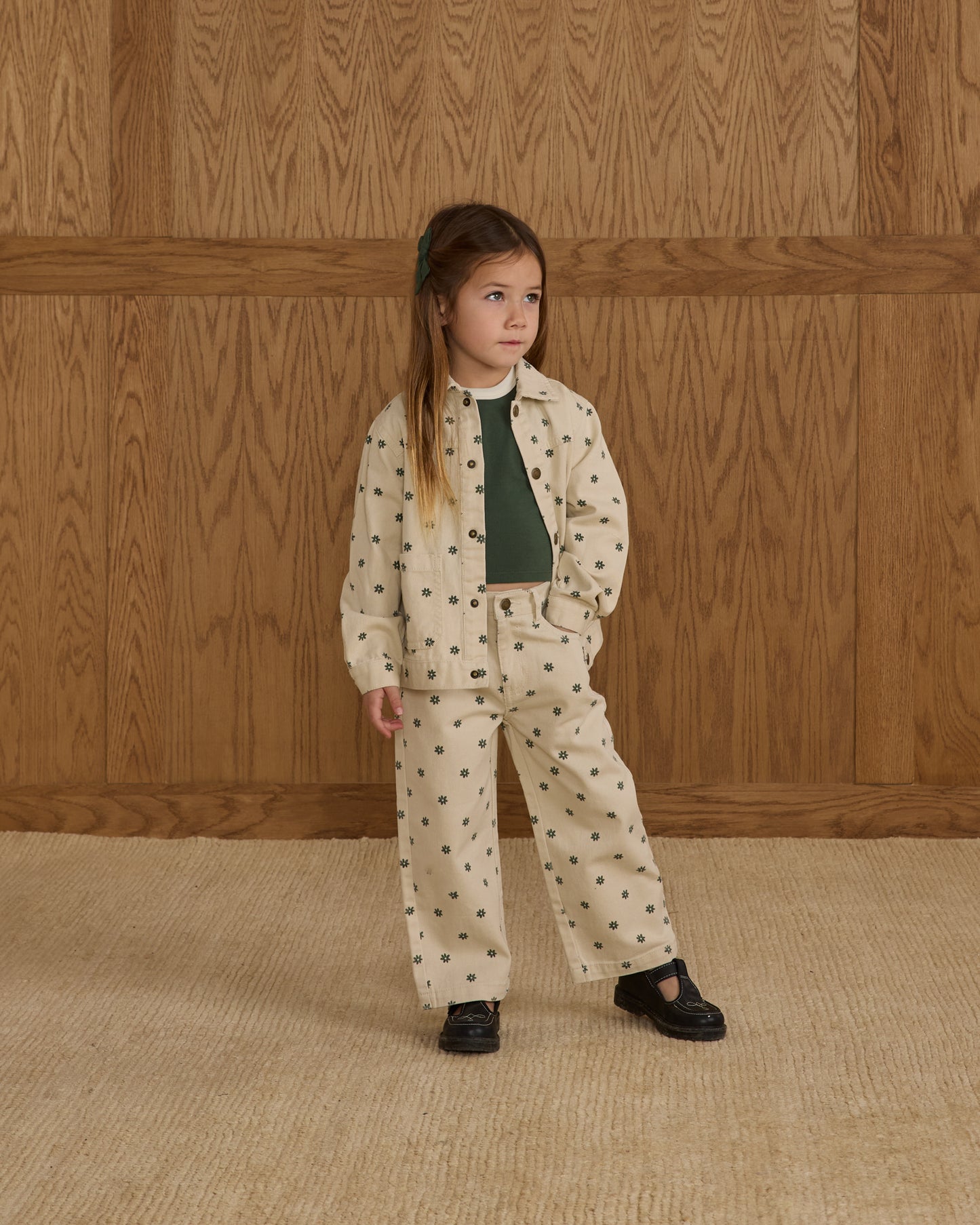 Straight Leg Pant || Mini Daisy - Rylee + Cru | Kids Clothes | Trendy Baby Clothes | Modern Infant Outfits |