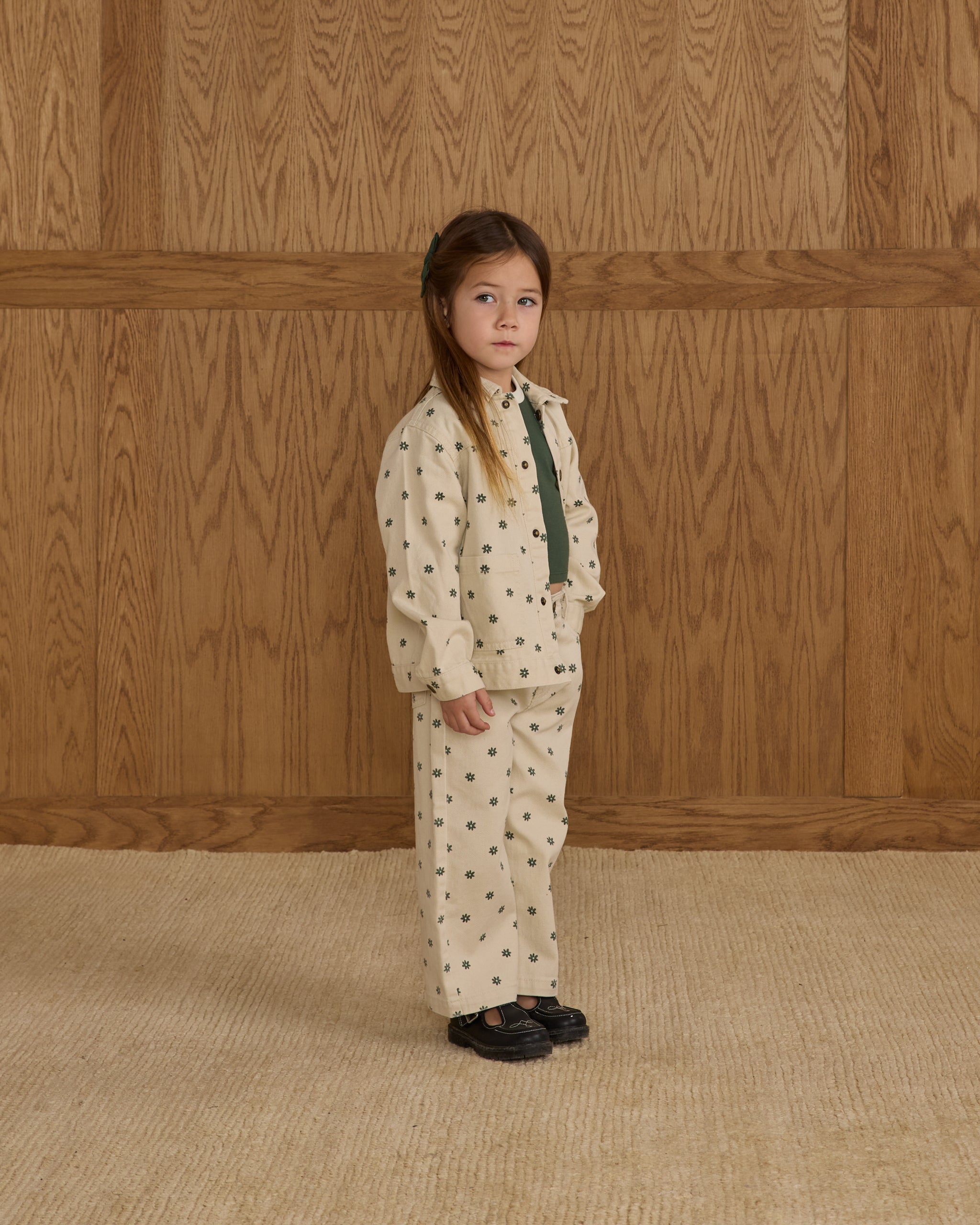 Straight Leg Pant || Mini Daisy - Rylee + Cru | Kids Clothes | Trendy Baby Clothes | Modern Infant Outfits |