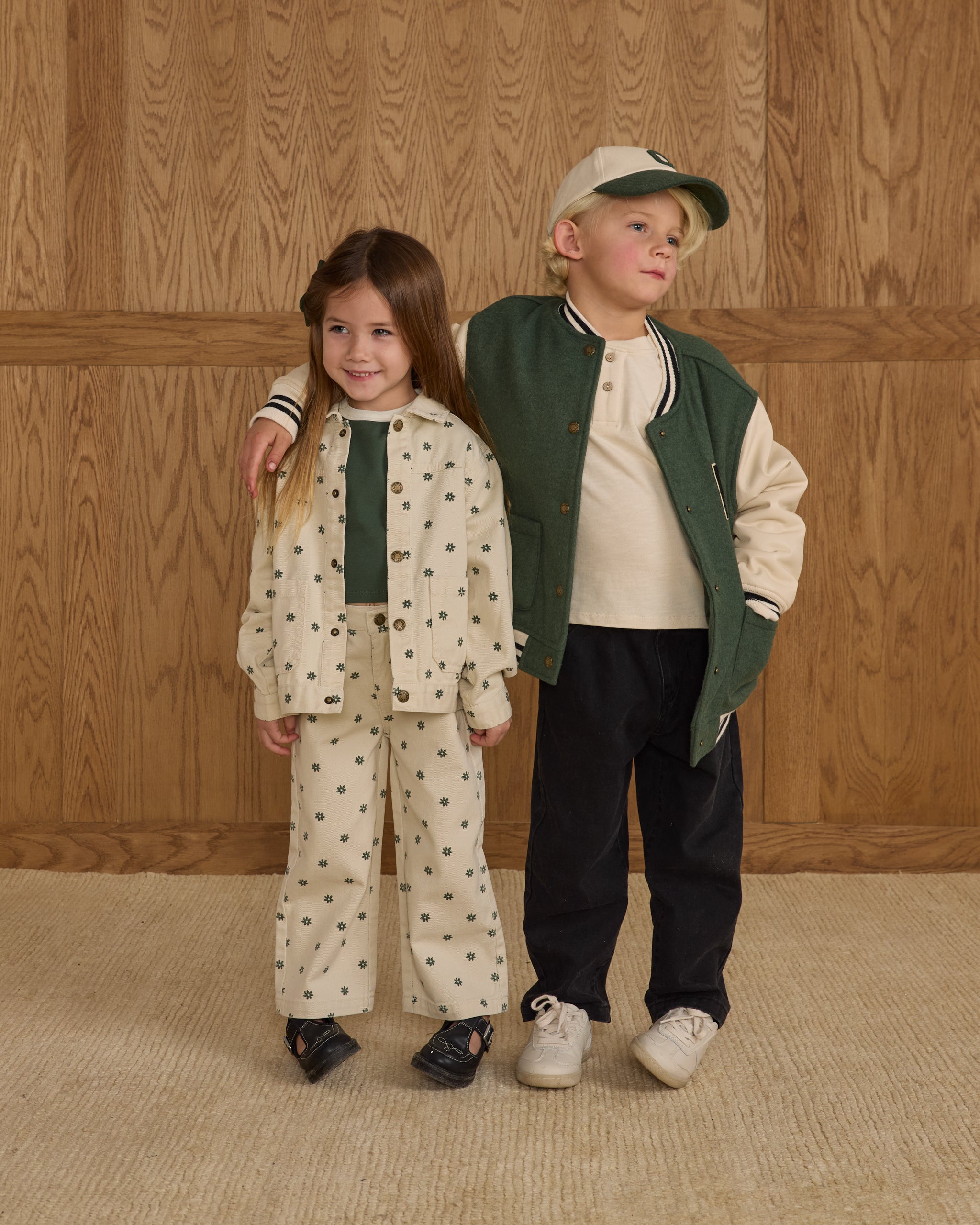 Straight Leg Pant || Mini Daisy - Rylee + Cru | Kids Clothes | Trendy Baby Clothes | Modern Infant Outfits |