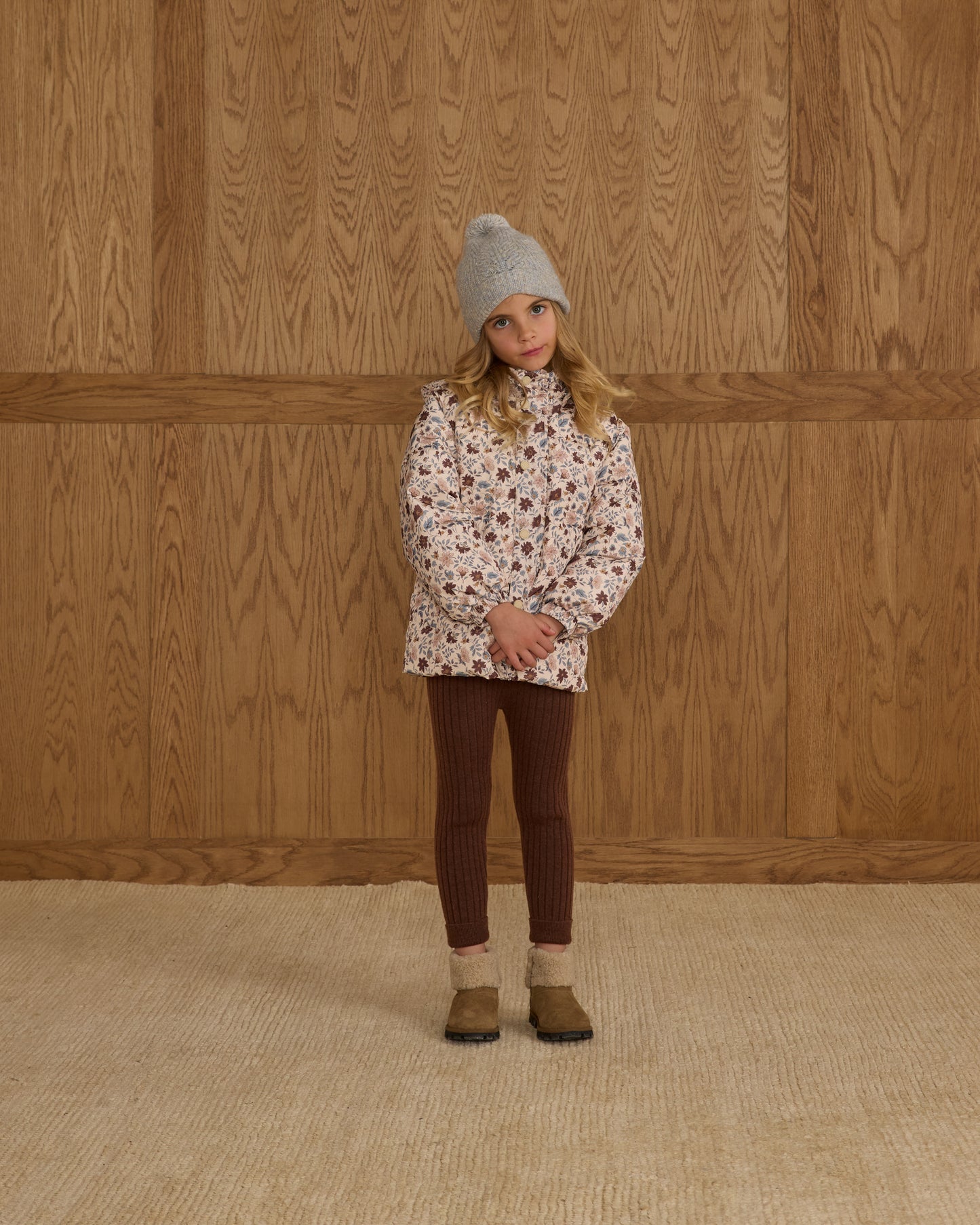 Cuffed Legging || Brown - Rylee + Cru | Kids Clothes | Trendy Baby Clothes | Modern Infant Outfits |