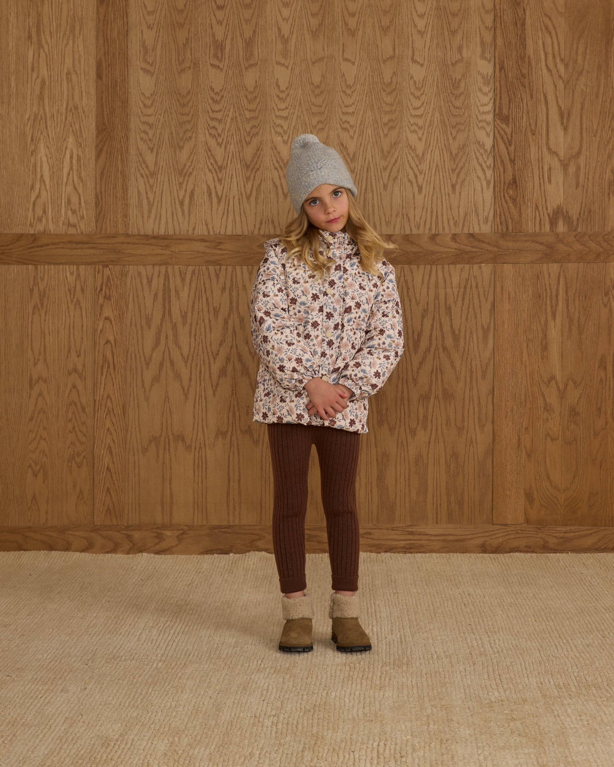 Cuffed Legging || Brown - Rylee + Cru | Kids Clothes | Trendy Baby Clothes | Modern Infant Outfits |