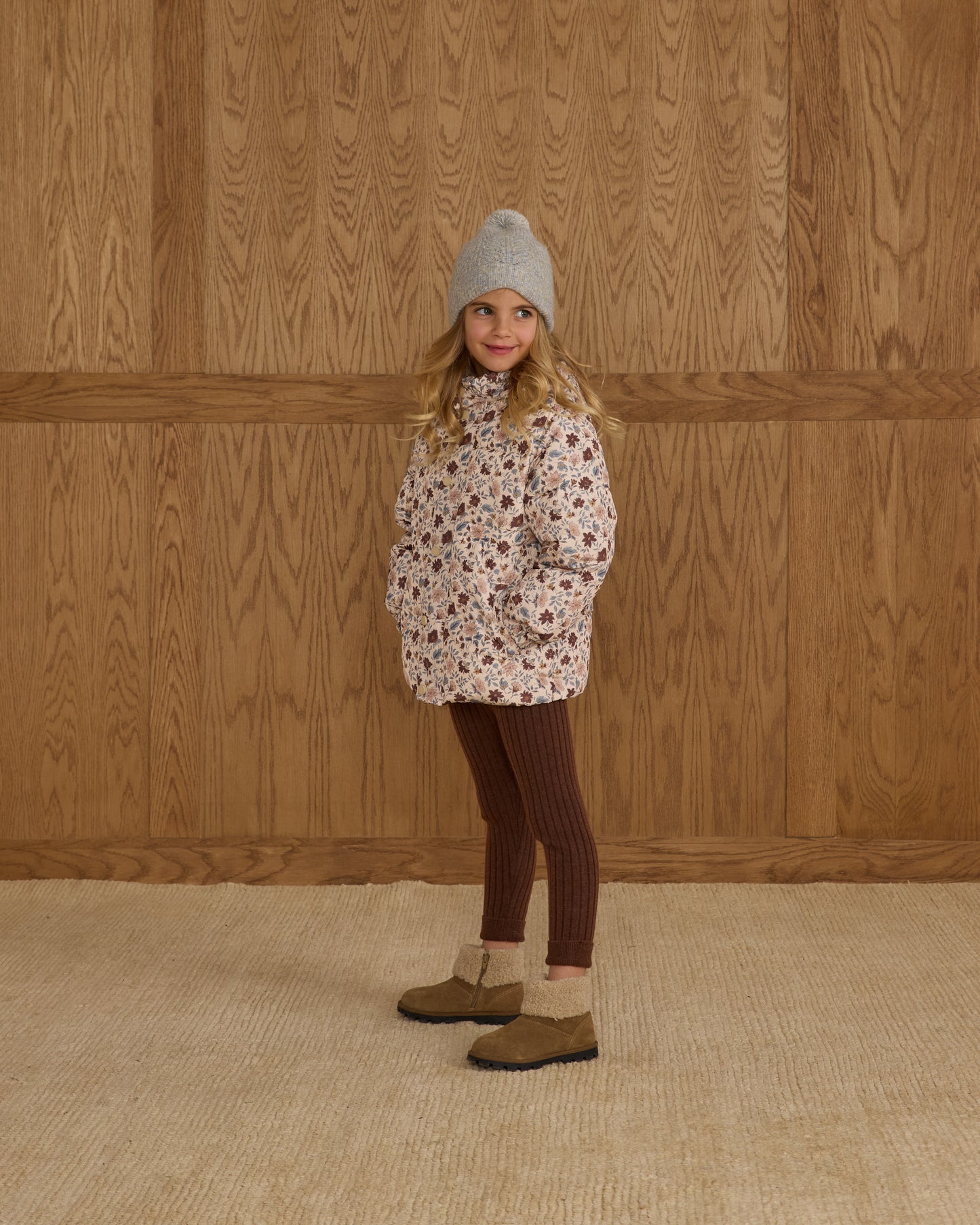 Cuffed Legging || Brown - Rylee + Cru | Kids Clothes | Trendy Baby Clothes | Modern Infant Outfits |