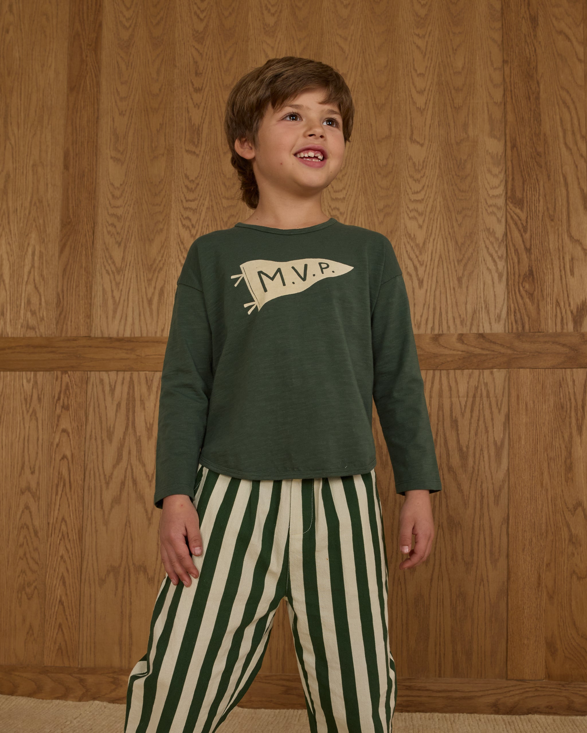 Long Sleeve Tee || MVP - Rylee + Cru | Kids Clothes | Trendy Baby Clothes | Modern Infant Outfits |