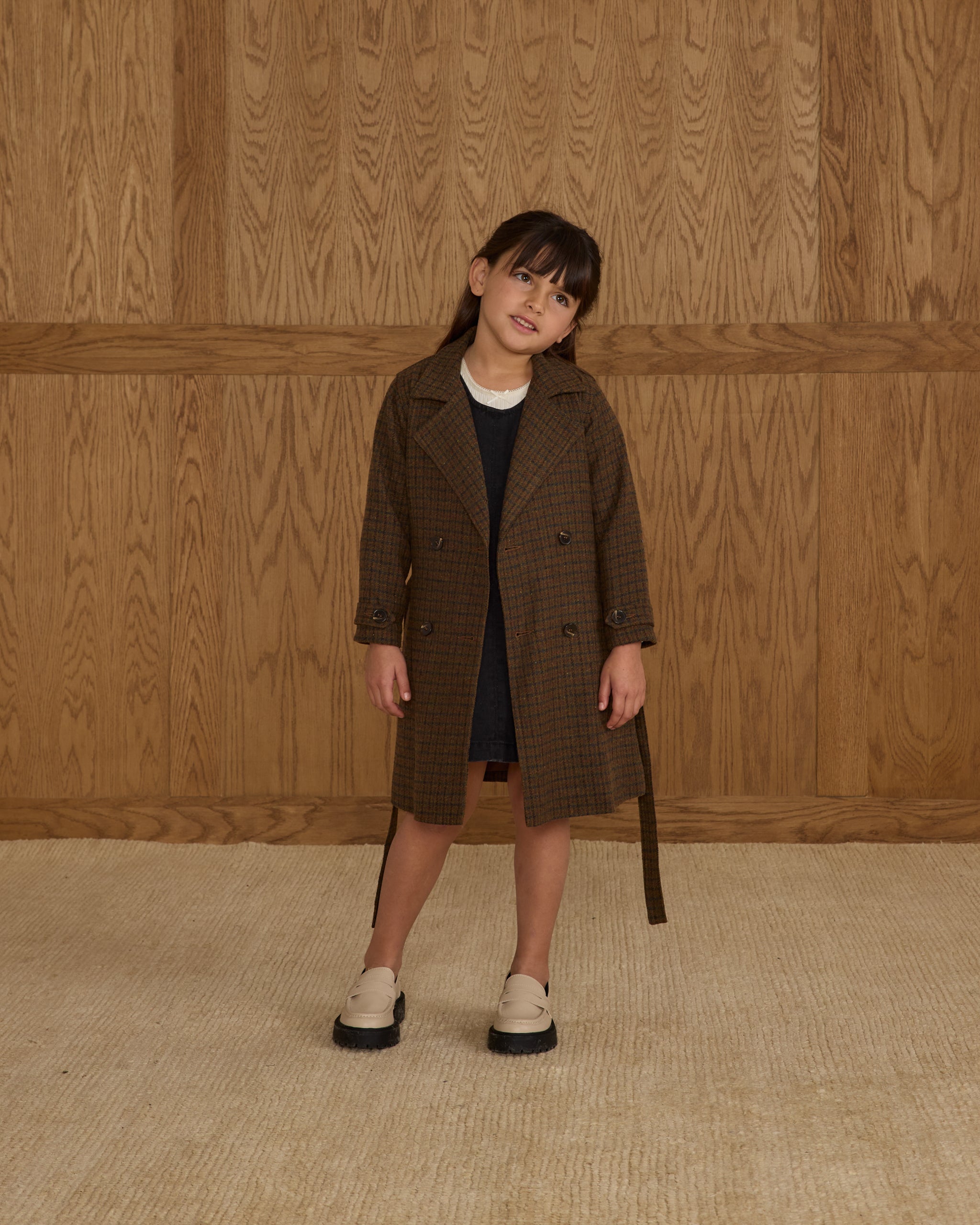 Trench Coat || Brown - Rylee + Cru | Kids Clothes | Trendy Baby Clothes | Modern Infant Outfits |